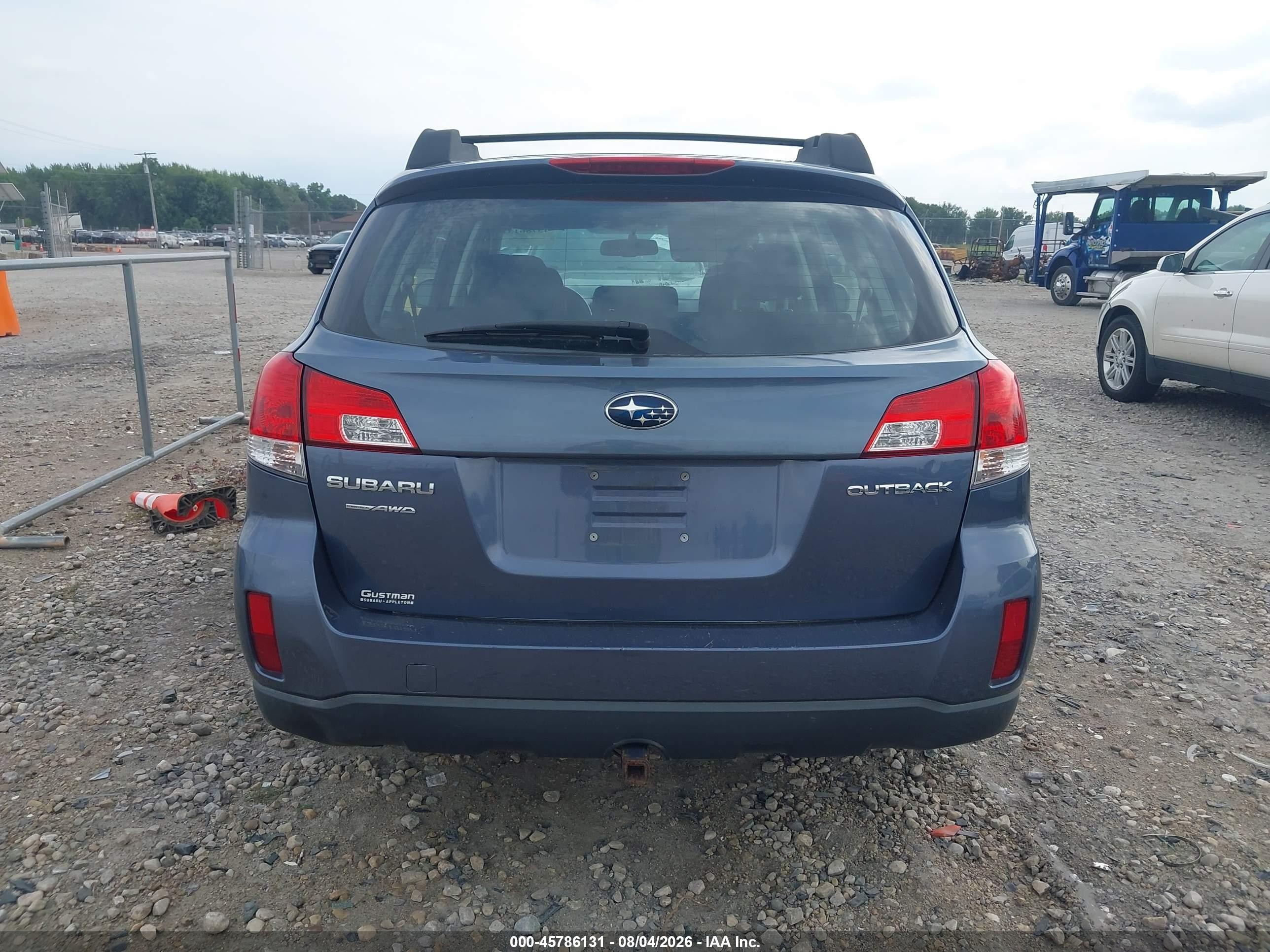 2014 Subaru Outback 2.5i Blue vin: 4S4BRCAC9E3285551