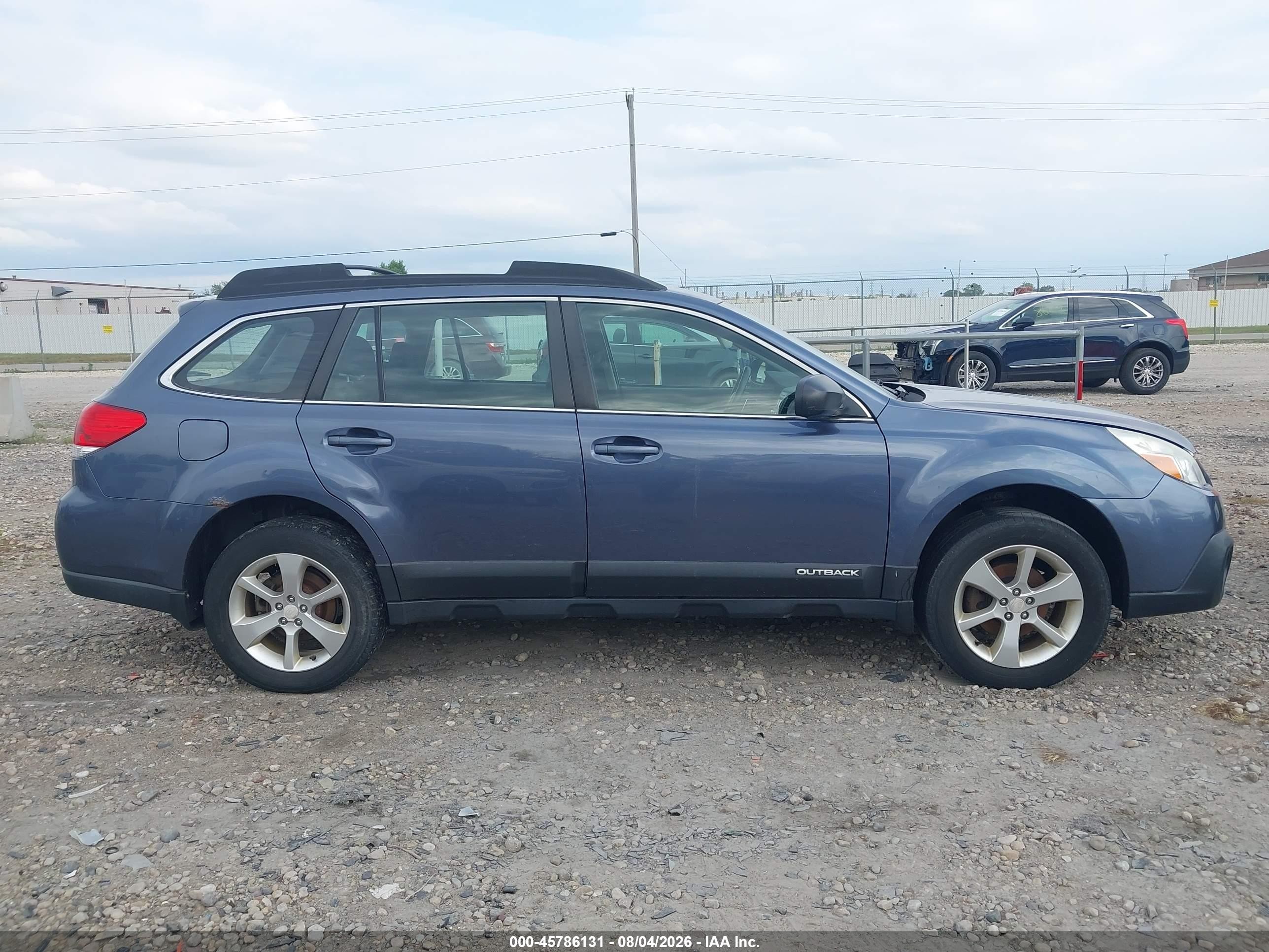 2014 Subaru Outback 2.5i Blue vin: 4S4BRCAC9E3285551