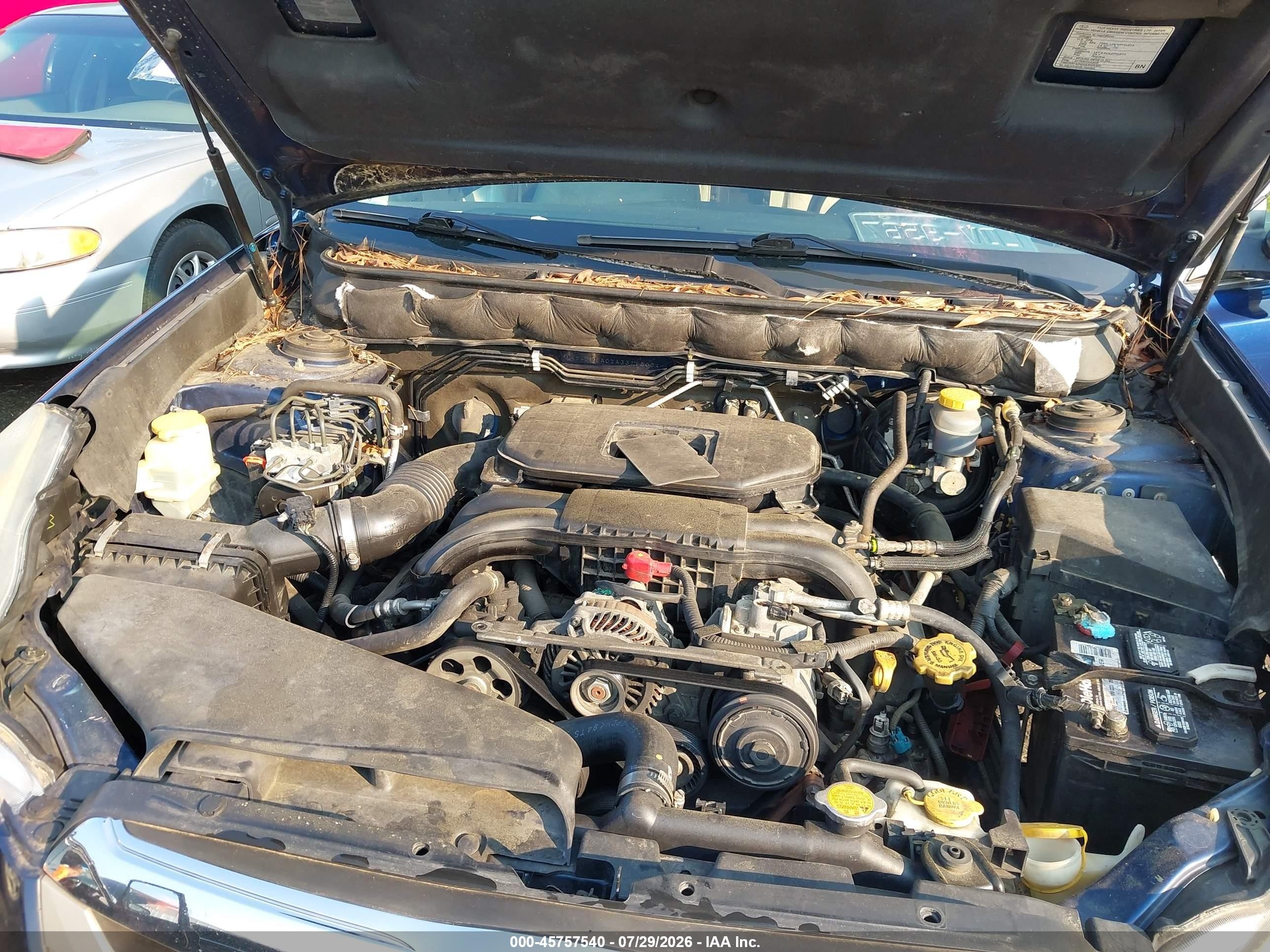 2010 Subaru Outback 2.5i Blue vin: 4S4BRCACXA3311505