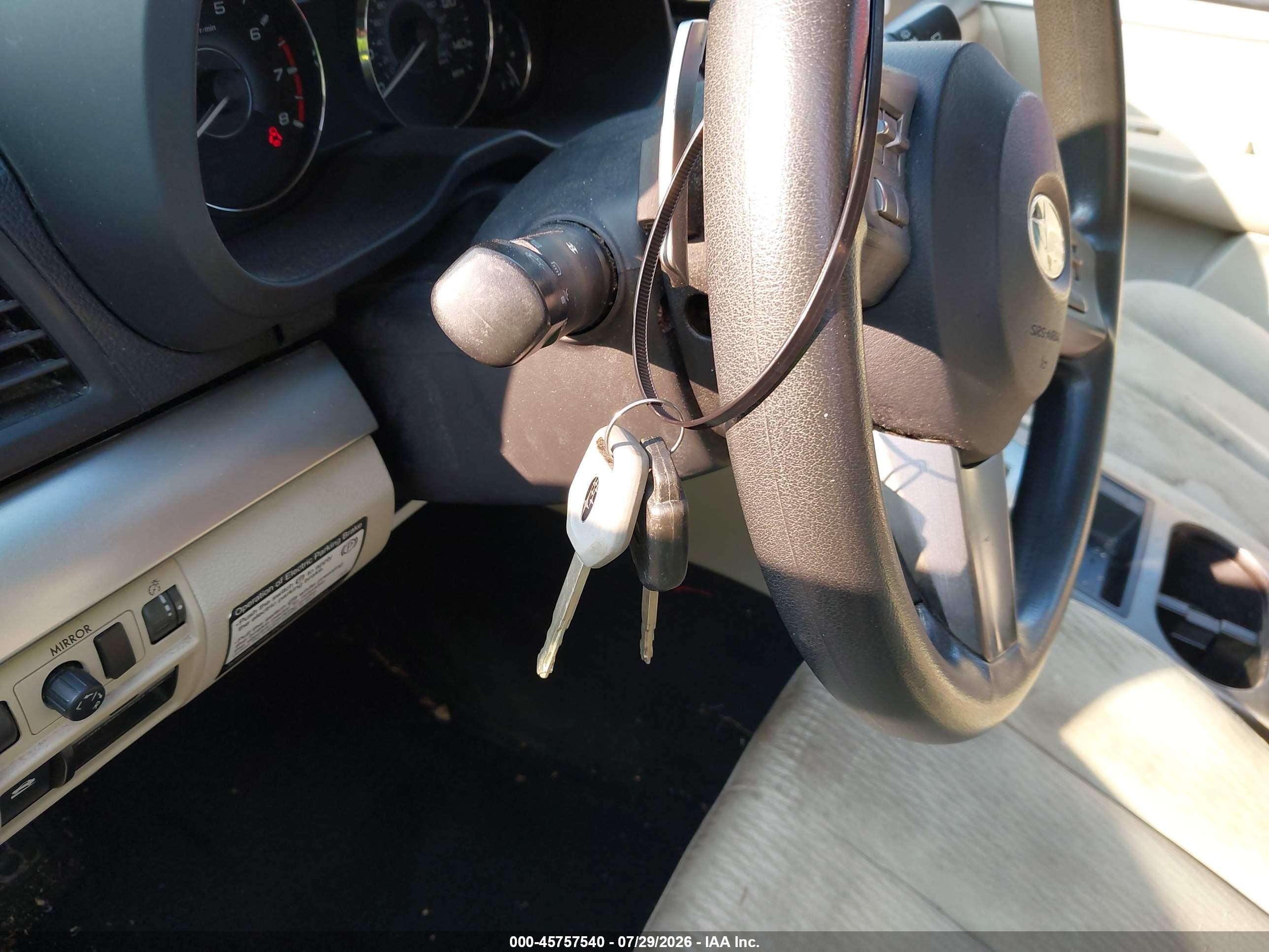 2010 Subaru Outback 2.5i Blue vin: 4S4BRCACXA3311505
