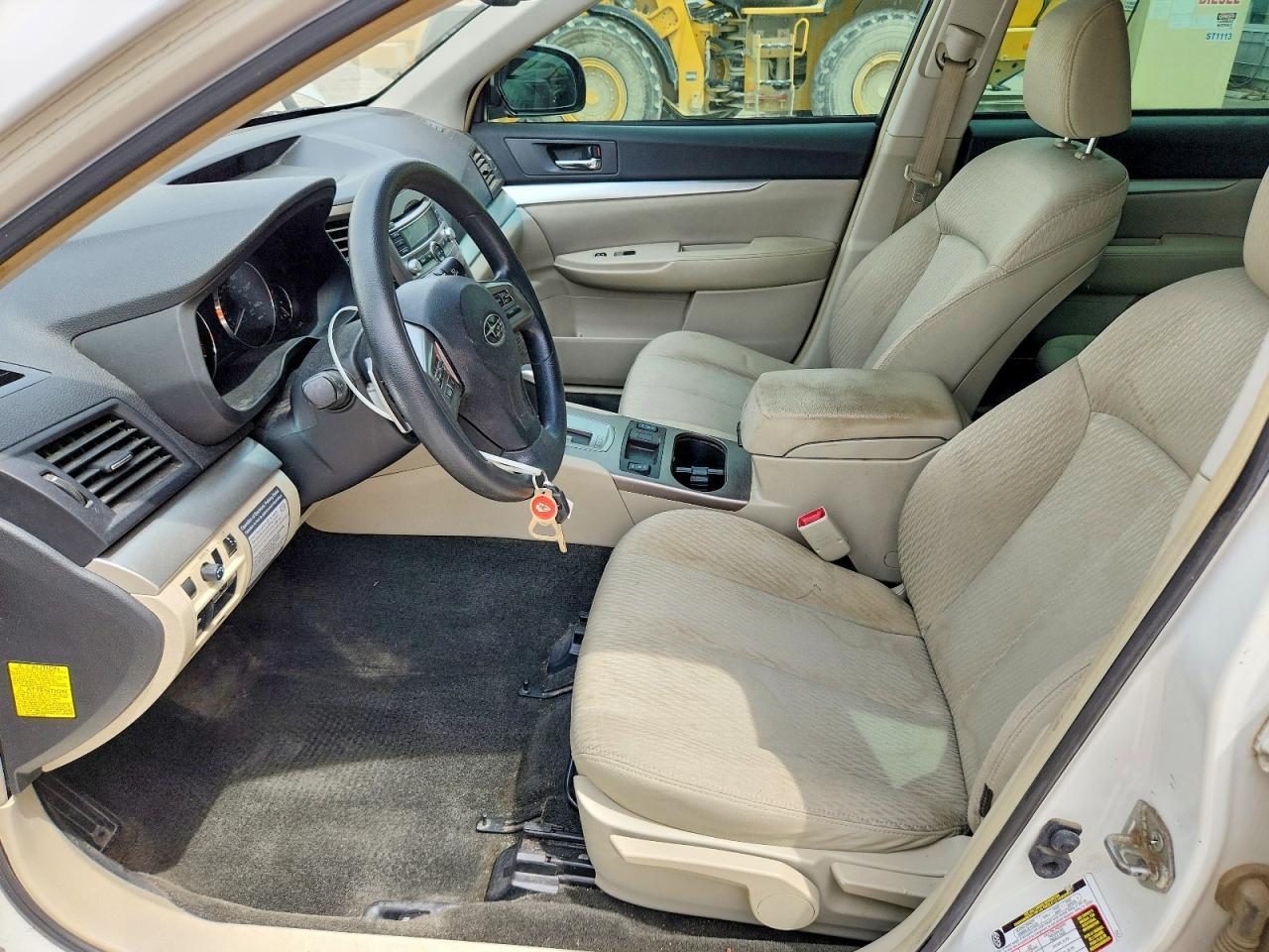 2012 Subaru Outback 2.5i Белый vin: 4S4BRCACXC3289539