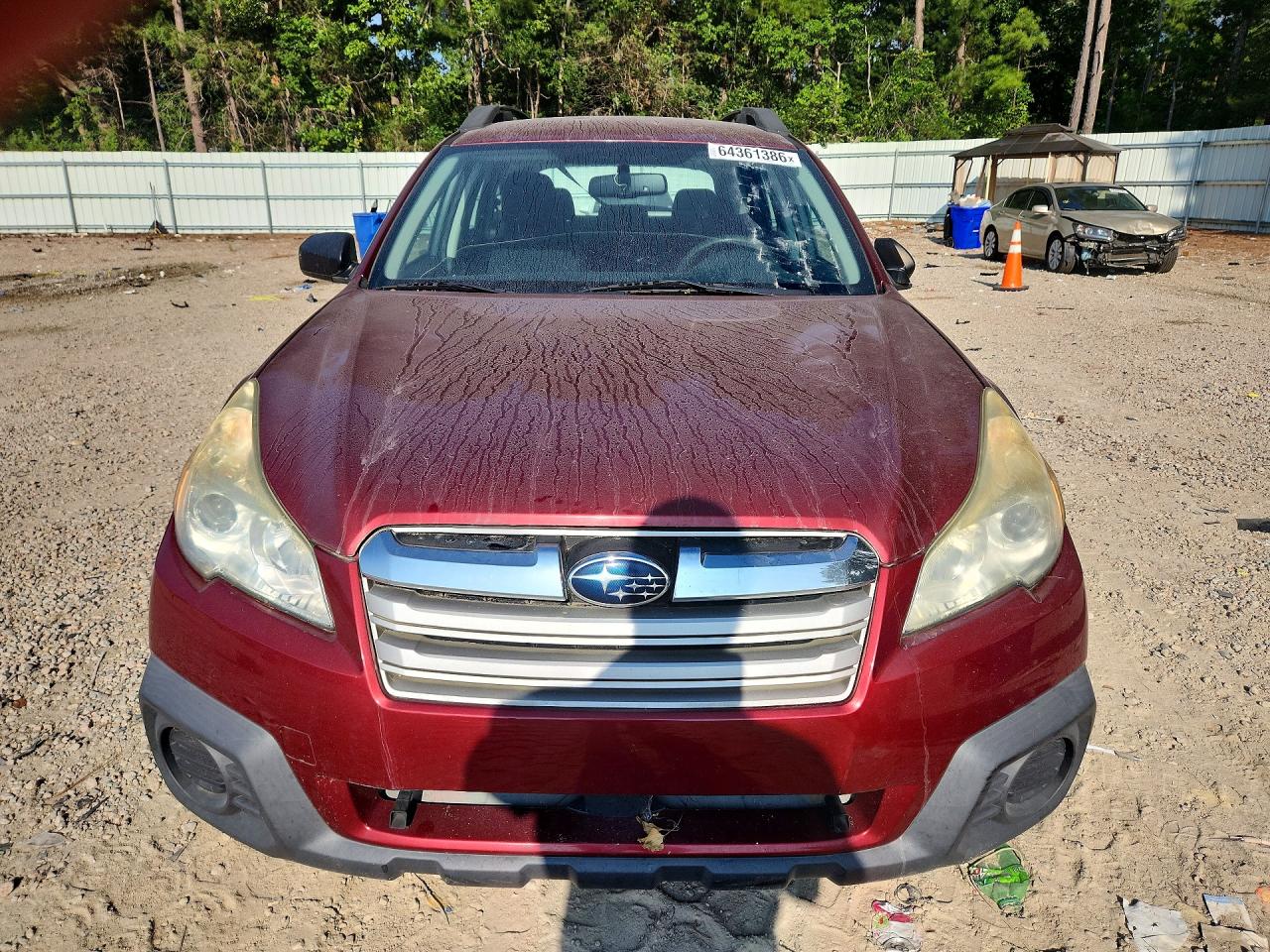 2013 Subaru Outback 2.5i Burgundy vin: 4S4BRCACXD3278350