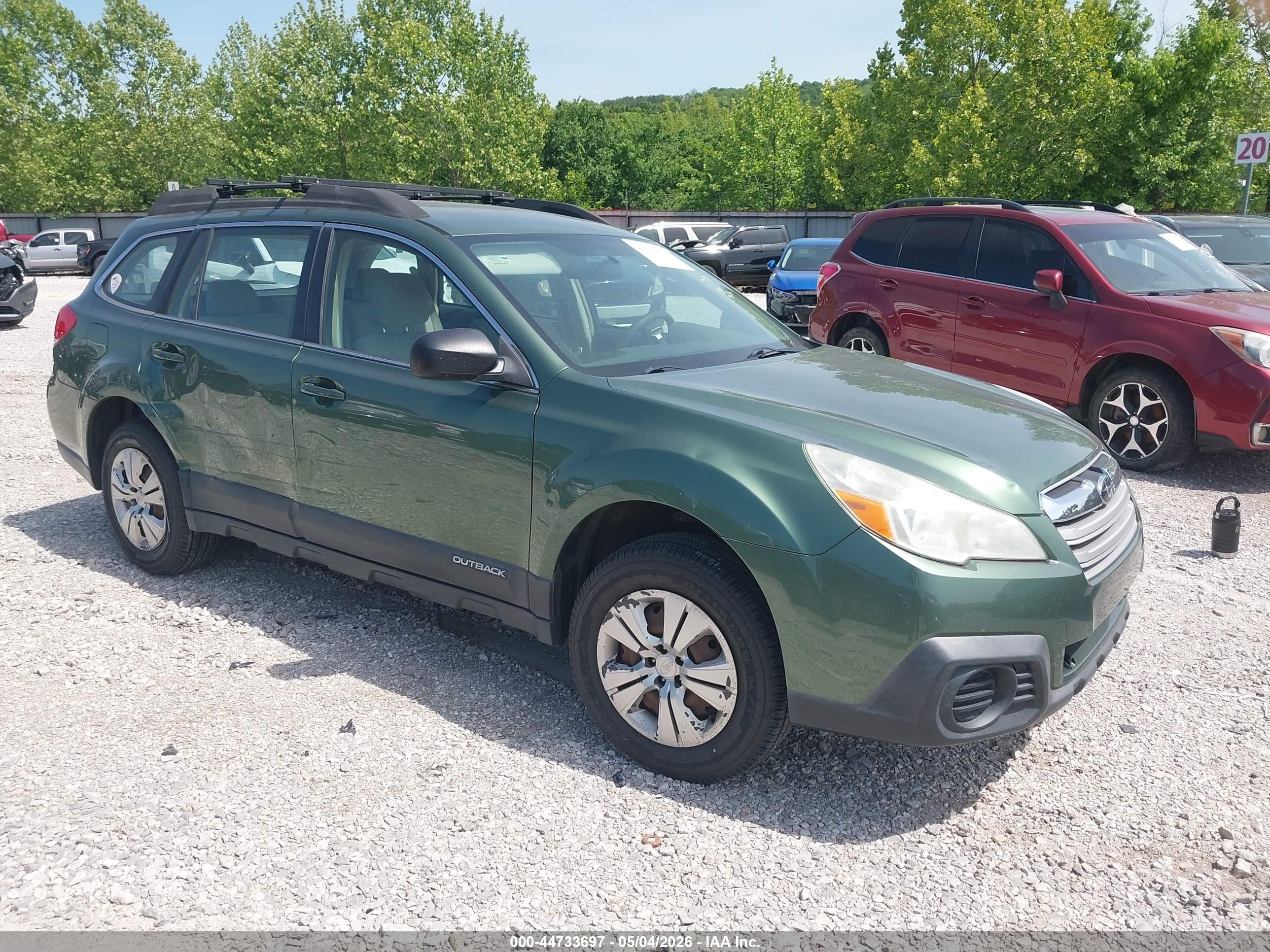 2013 Subaru Outback 2.5i Green vin: 4S4BRCACXD3313582