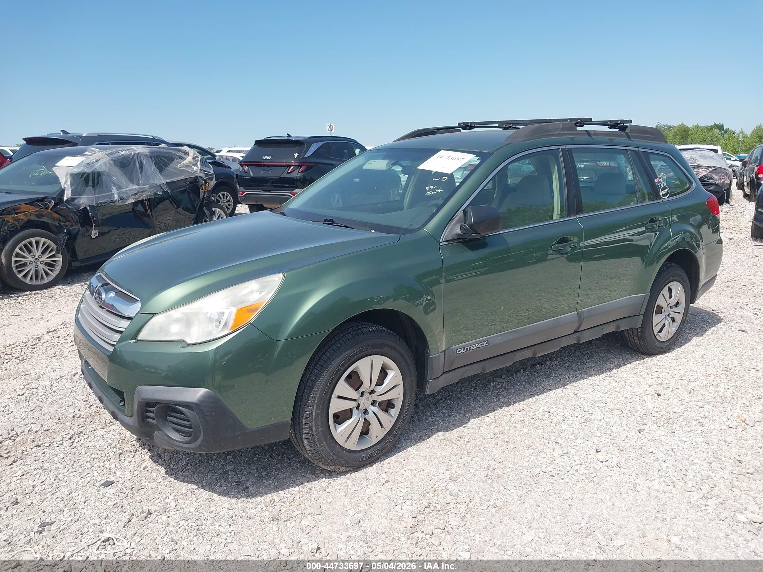 2013 Subaru Outback 2.5i Green vin: 4S4BRCACXD3313582