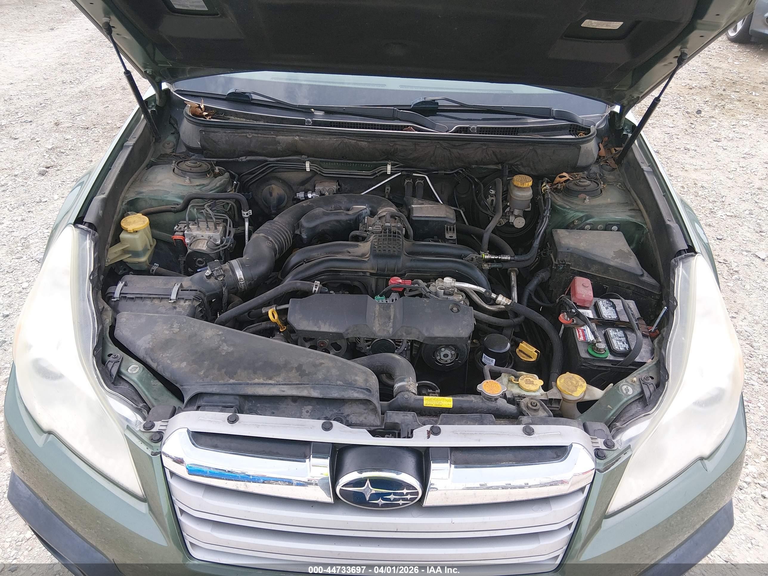 2013 Subaru Outback 2.5i Green vin: 4S4BRCACXD3313582