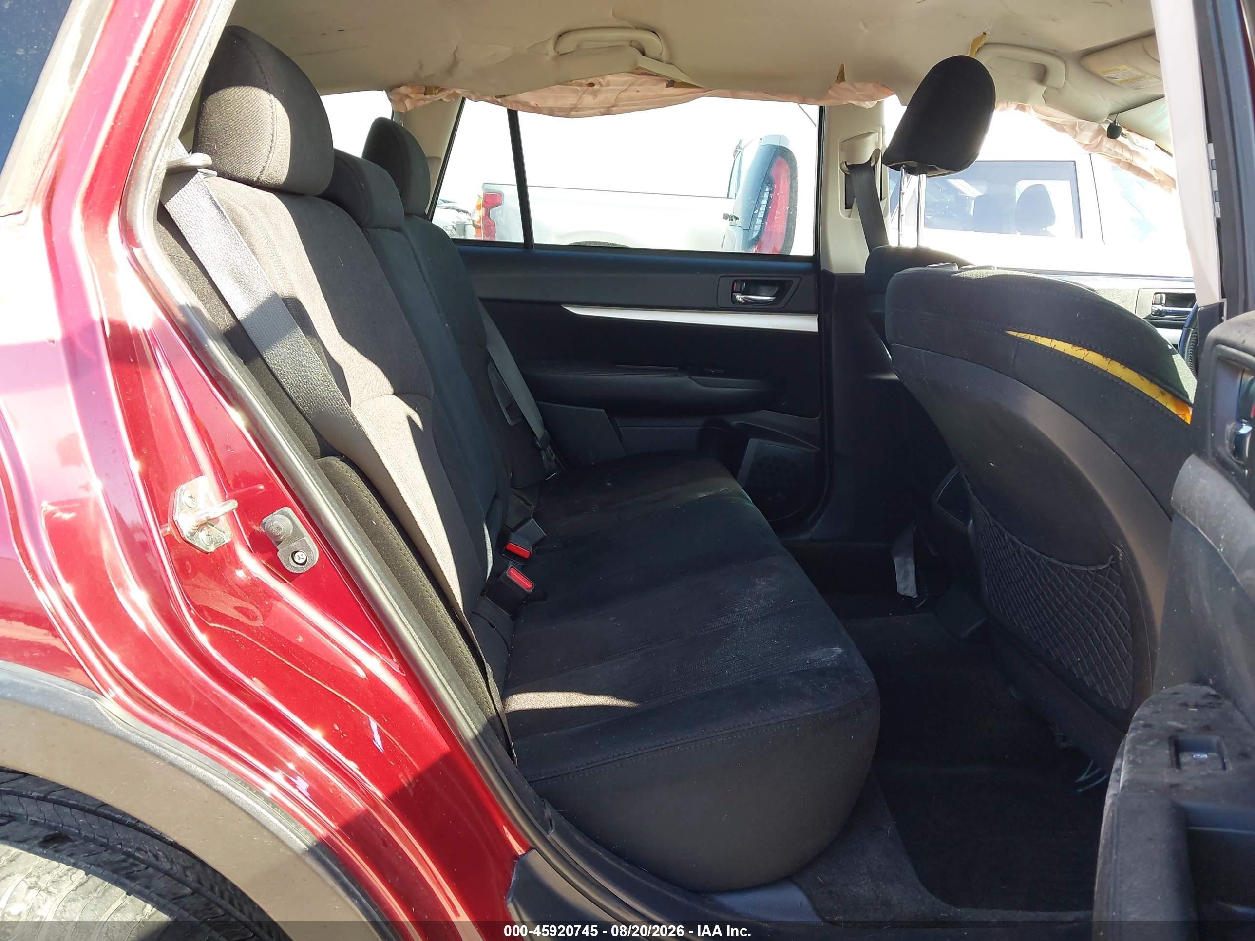 2013 Subaru Outback 2.5i Premium Red vin: 4S4BRCBC1D3206094