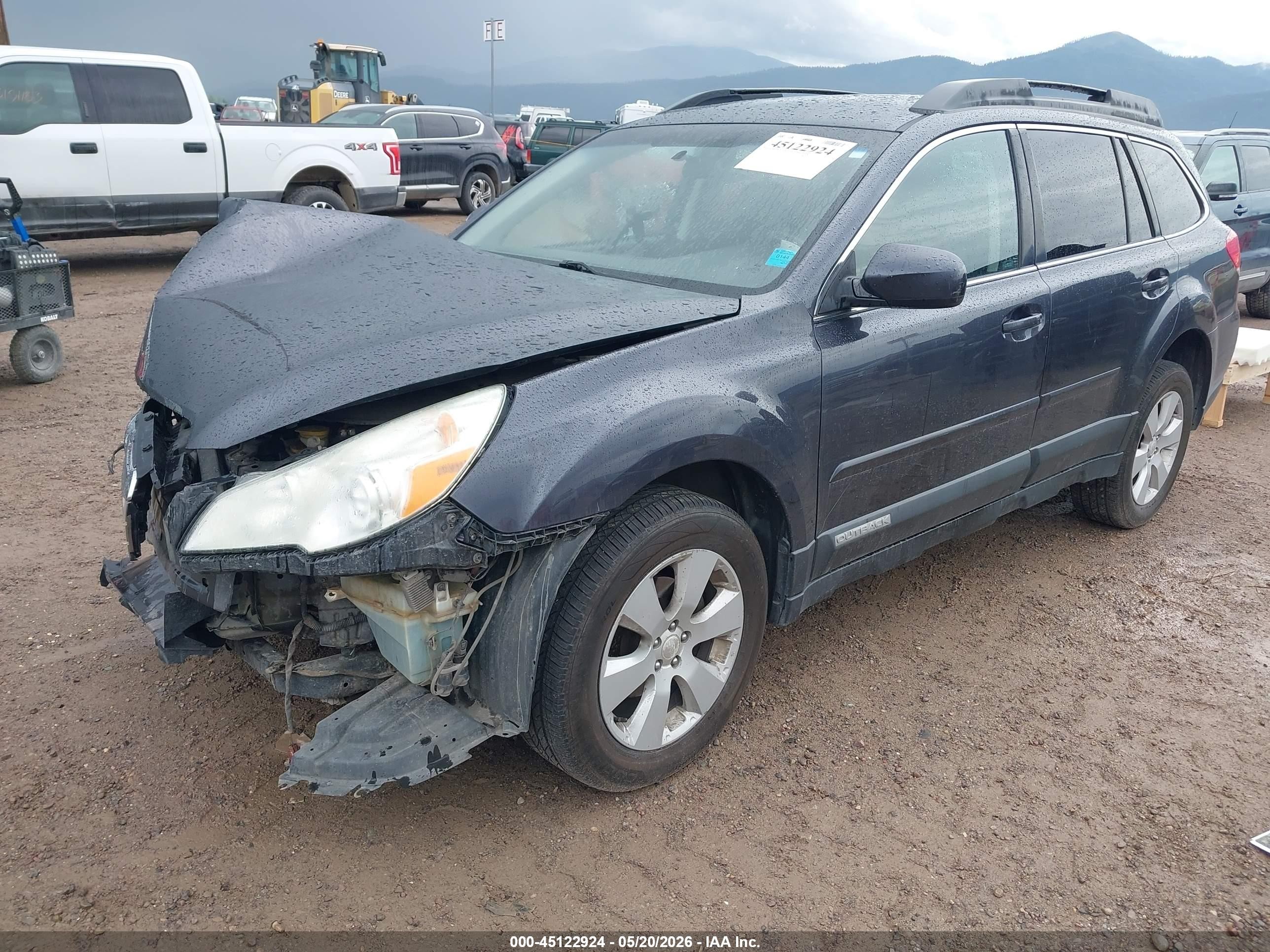 2012 Subaru Outback 2.5i Premium Gray vin: 4S4BRCBC2C3258168