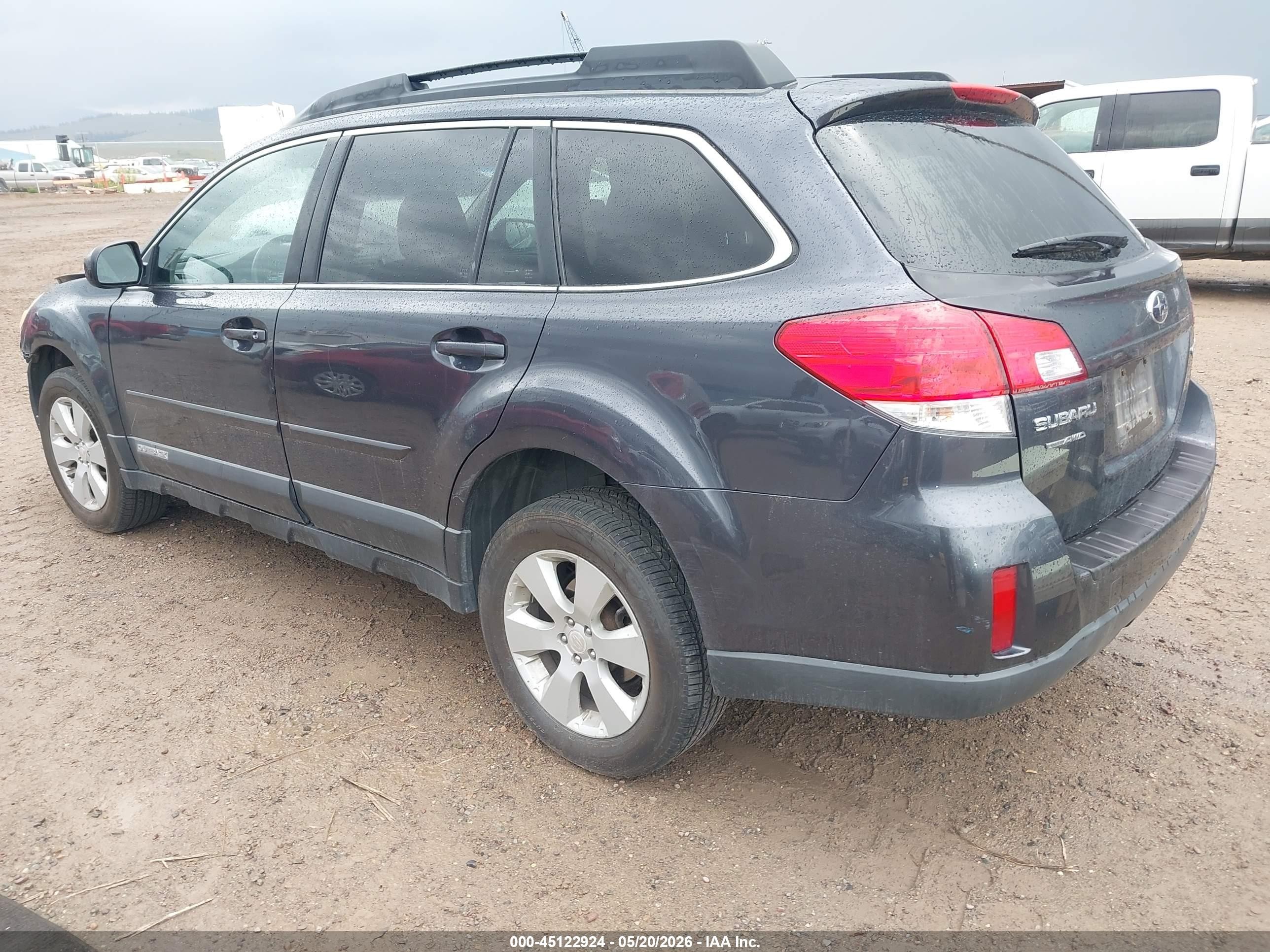 2012 Subaru Outback 2.5i Premium Gray vin: 4S4BRCBC2C3258168