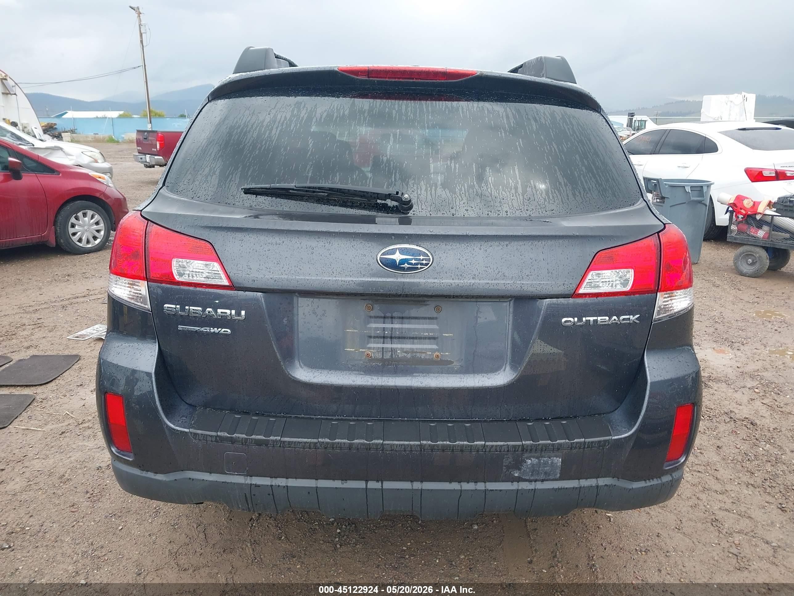 2012 Subaru Outback 2.5i Premium Gray vin: 4S4BRCBC2C3258168