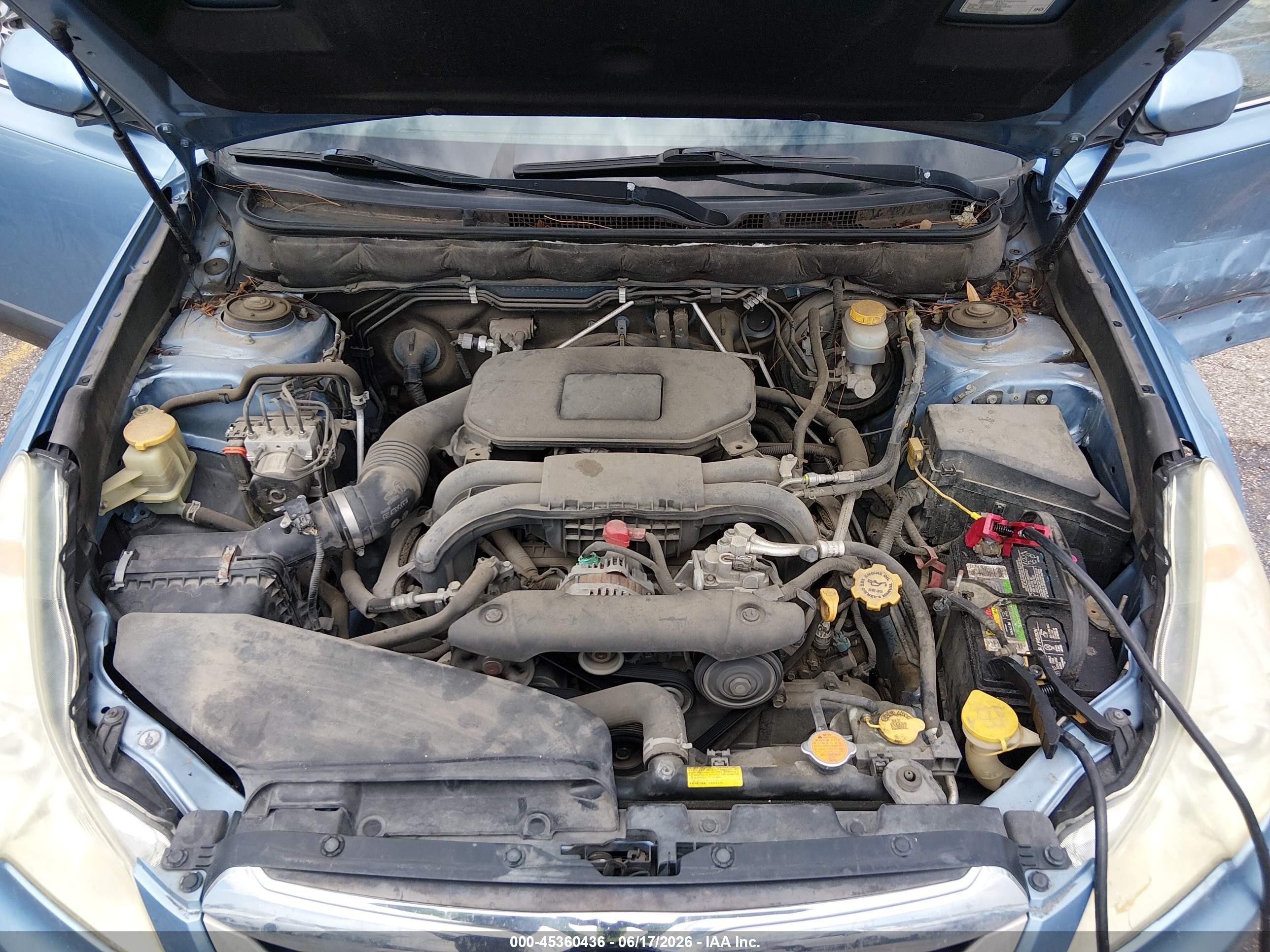 2011 Subaru Outback 2.5i Premium Light Blue vin: 4S4BRCBC4B3365169