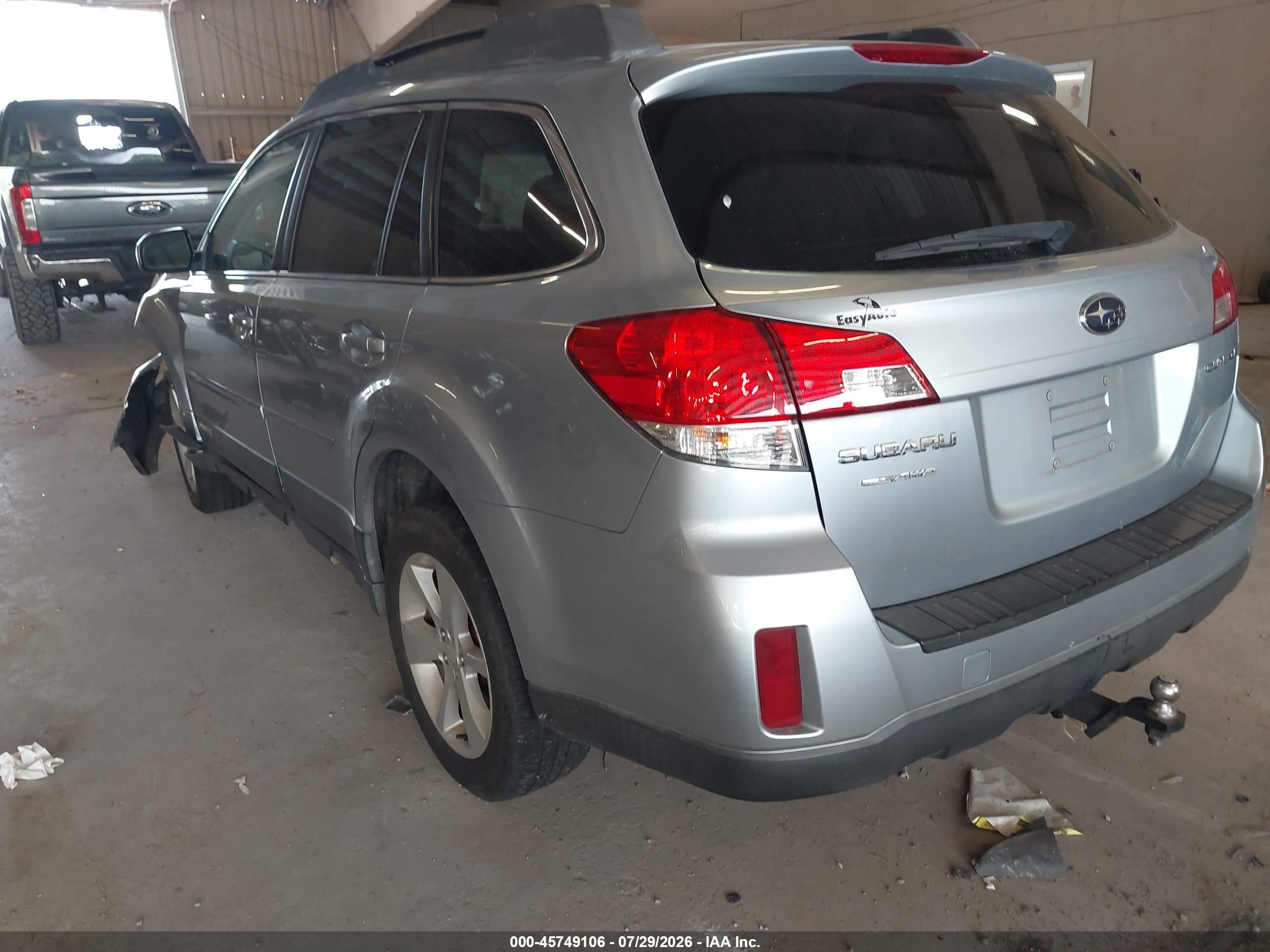 2013 Subaru Outback 2.5i Premium Gray vin: 4S4BRCBC5D3269232