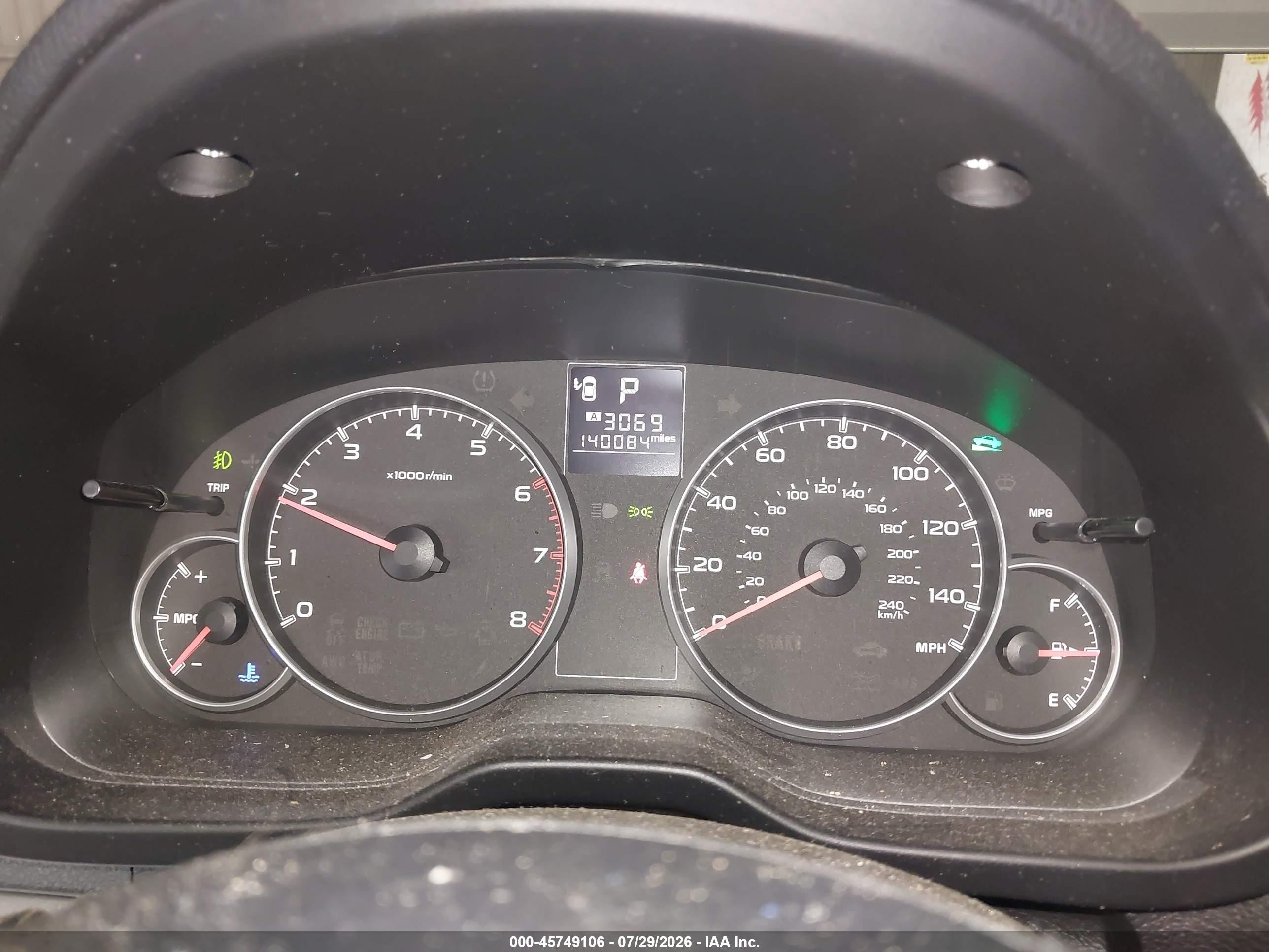 2013 Subaru Outback 2.5i Premium Gray vin: 4S4BRCBC5D3269232