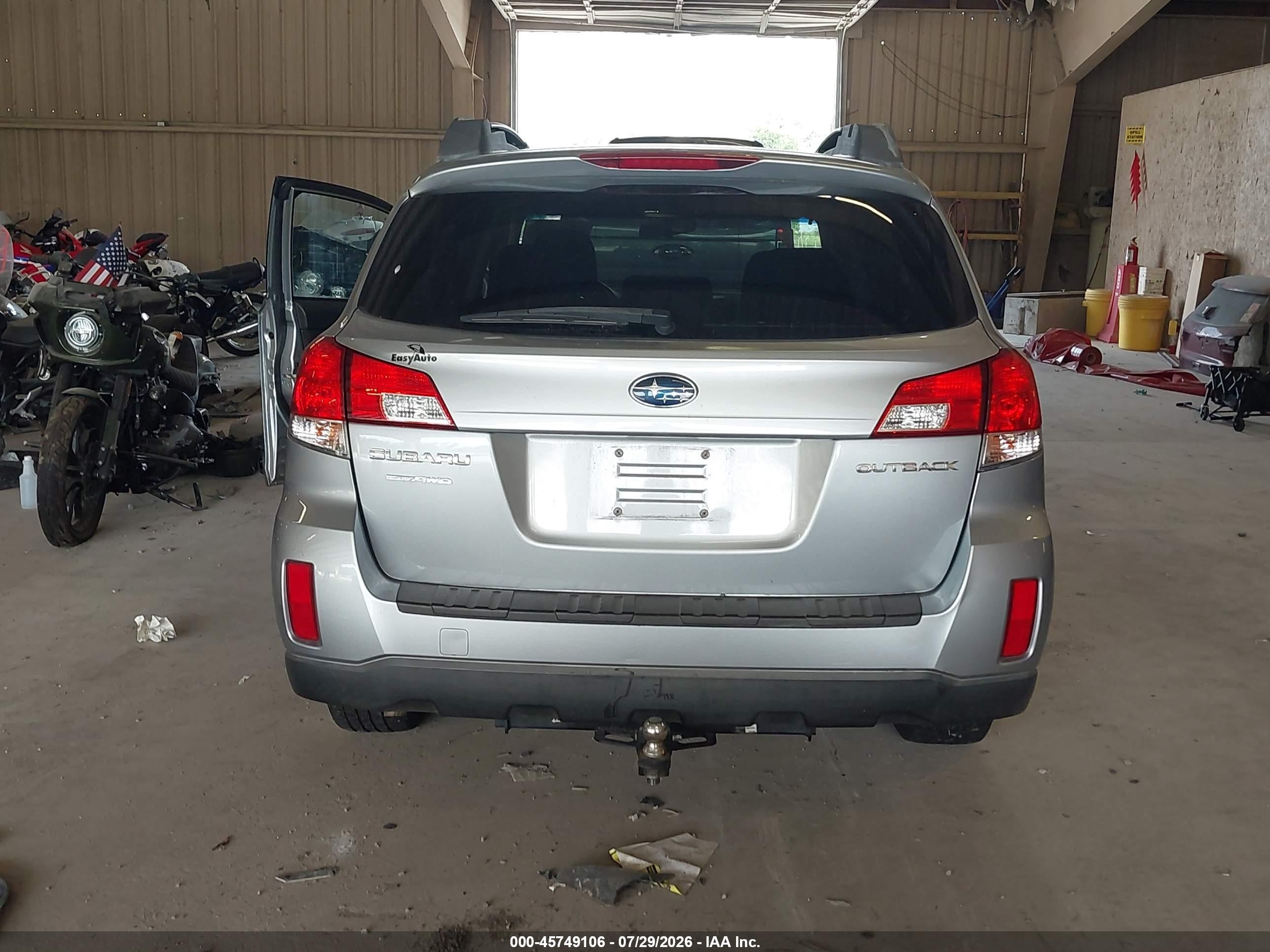 2013 Subaru Outback 2.5i Premium Gray vin: 4S4BRCBC5D3269232
