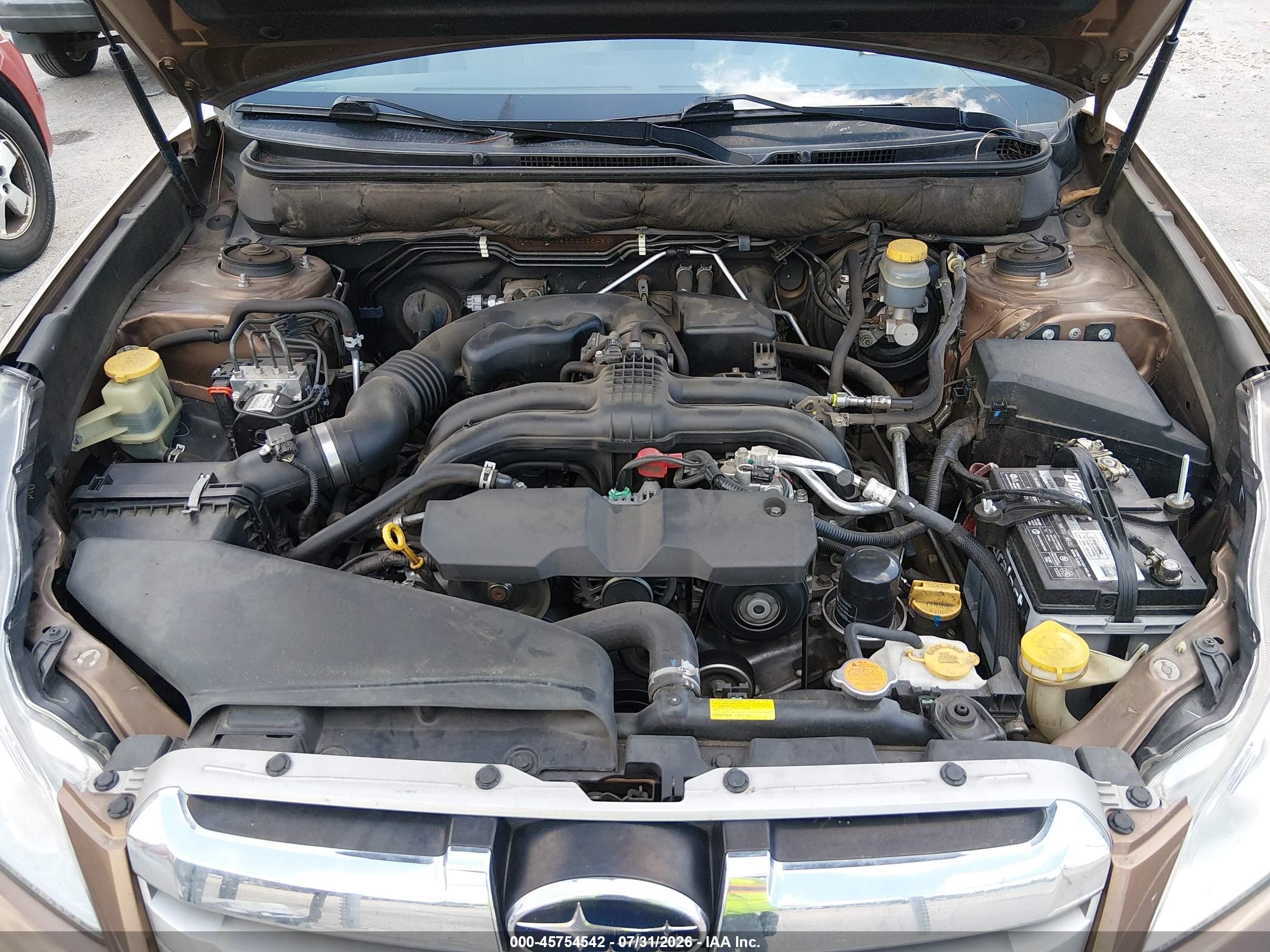 2013 Subaru Outback 2.5i Premium Коричневый vin: 4S4BRCBC6D3303548