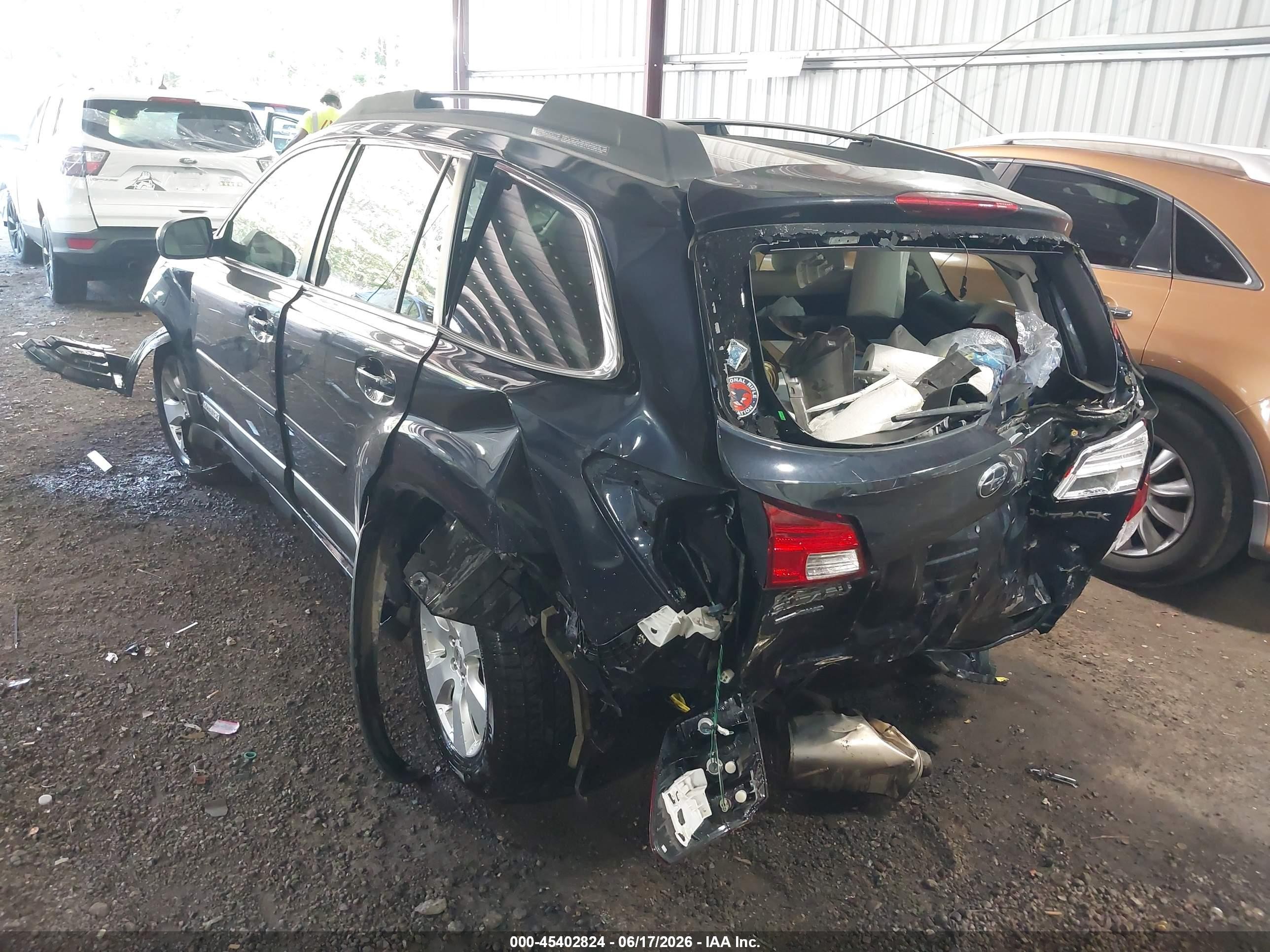 2012 Subaru Outback 2.5i Premium Синий vin: 4S4BRCBC7C3252995