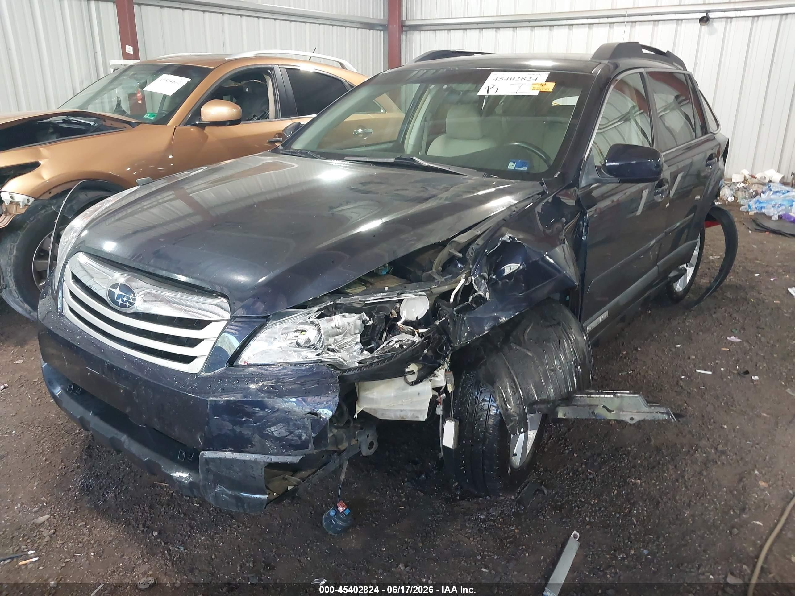 2012 Subaru Outback 2.5i Premium Синий vin: 4S4BRCBC7C3252995