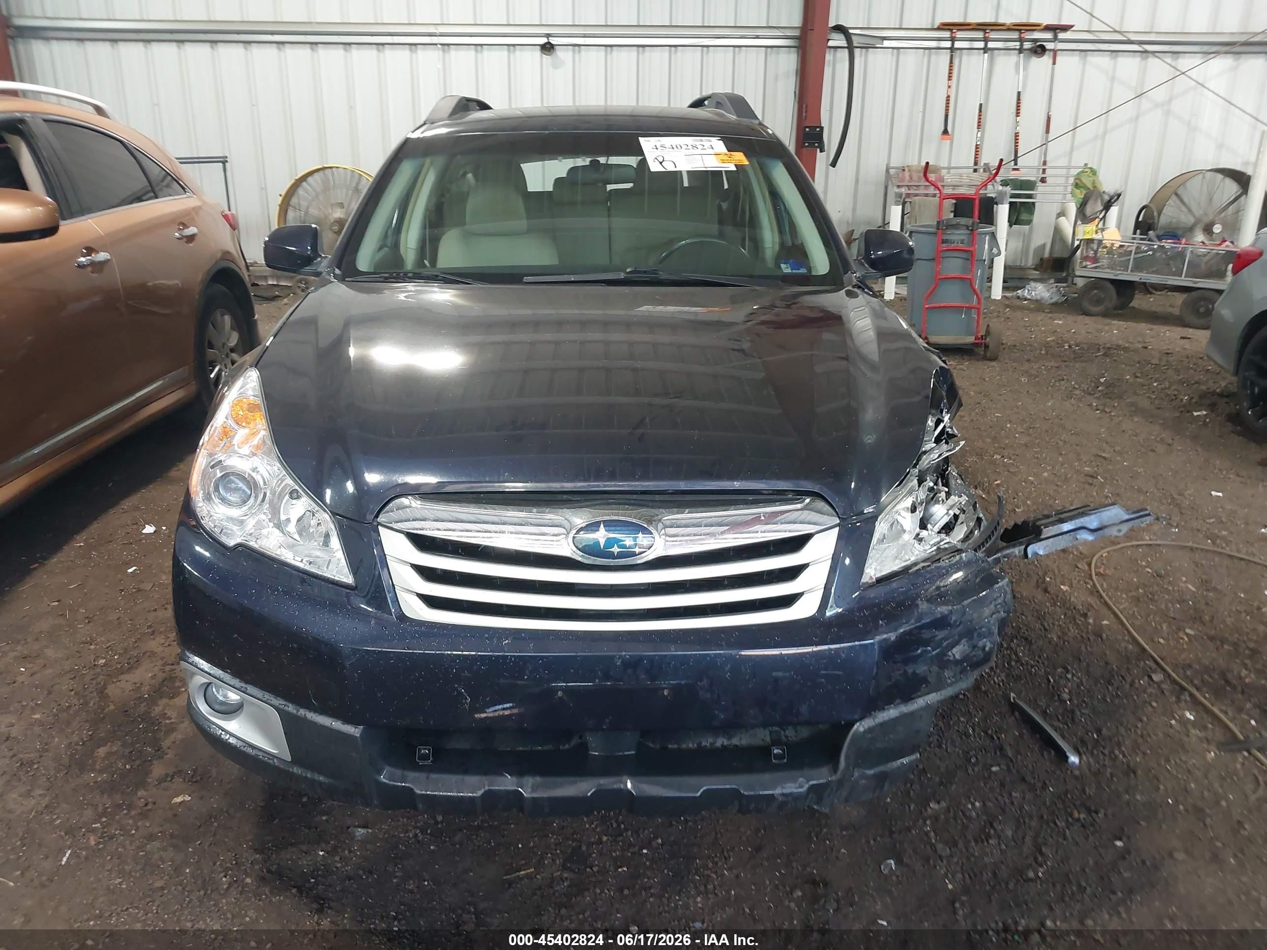 2012 Subaru Outback 2.5i Premium Синий vin: 4S4BRCBC7C3252995