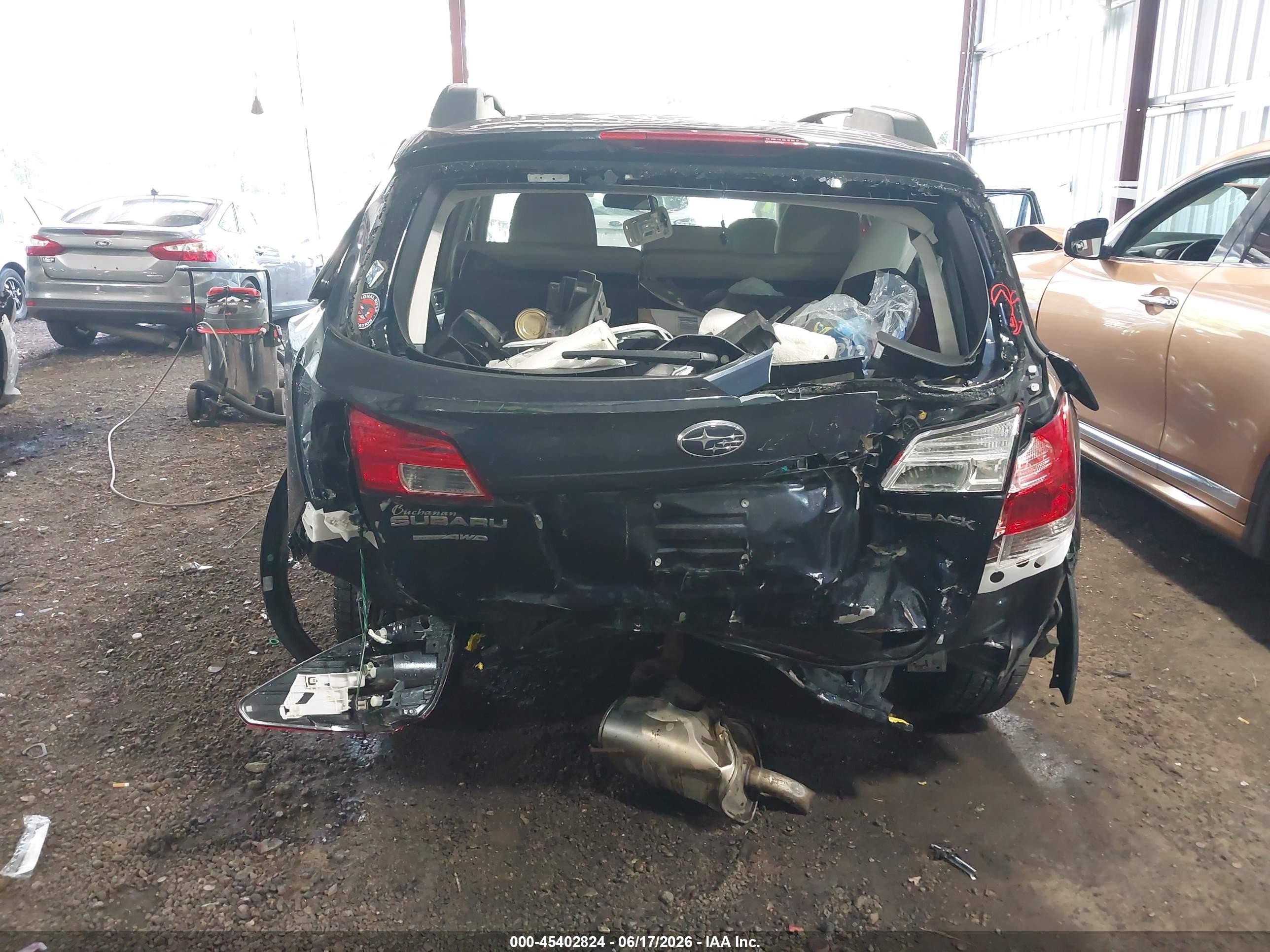 2012 Subaru Outback 2.5i Premium Синий vin: 4S4BRCBC7C3252995