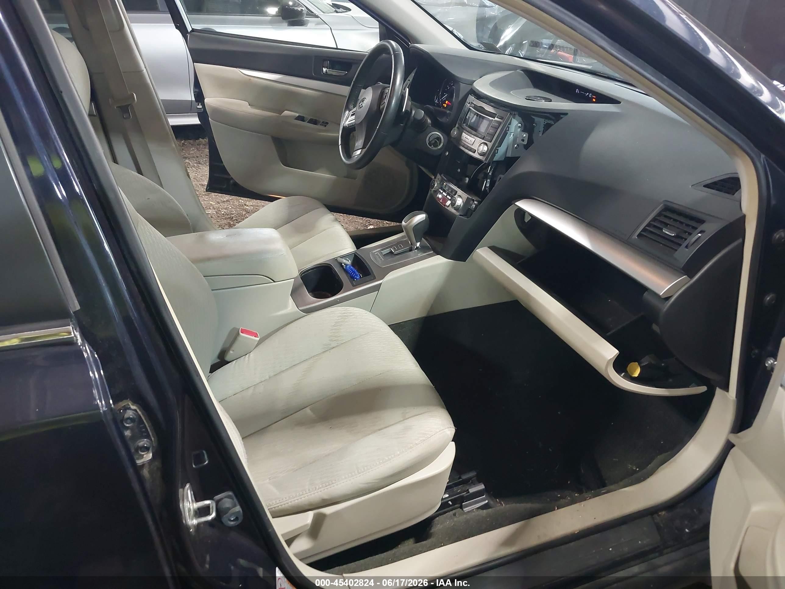 2012 Subaru Outback 2.5i Premium Синий vin: 4S4BRCBC7C3252995