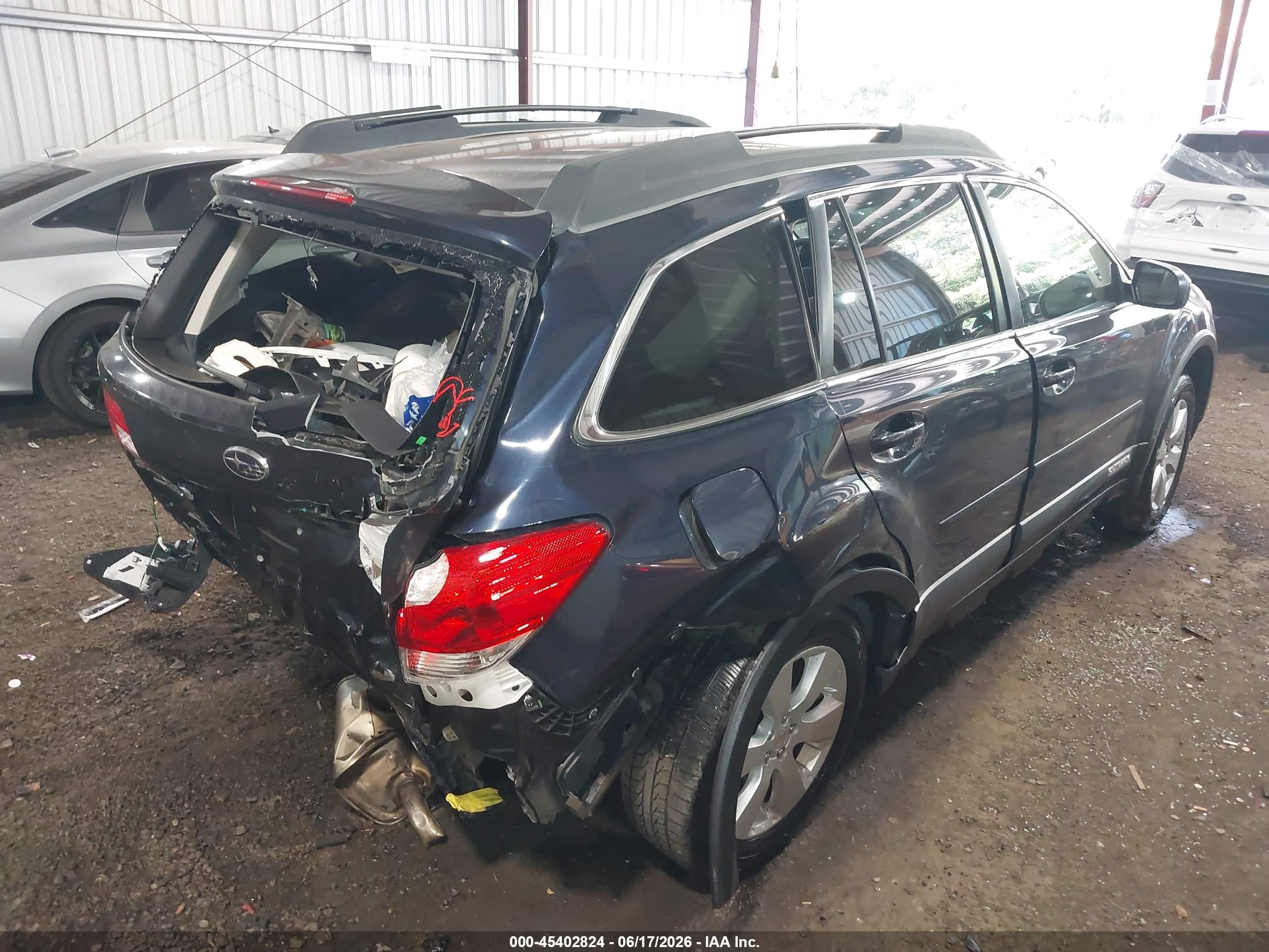2012 Subaru Outback 2.5i Premium Синий vin: 4S4BRCBC7C3252995