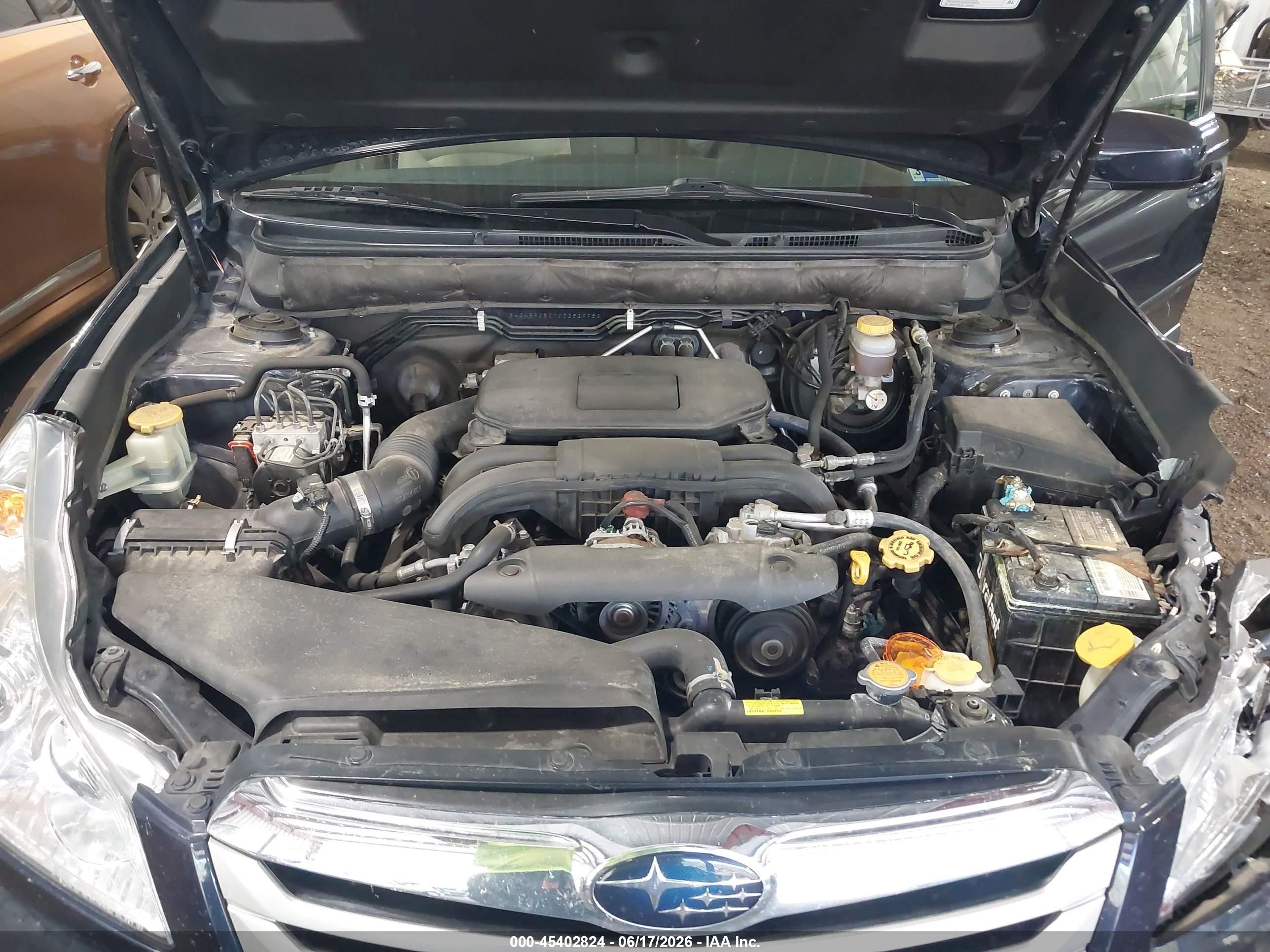 2012 Subaru Outback 2.5i Premium Синий vin: 4S4BRCBC7C3252995