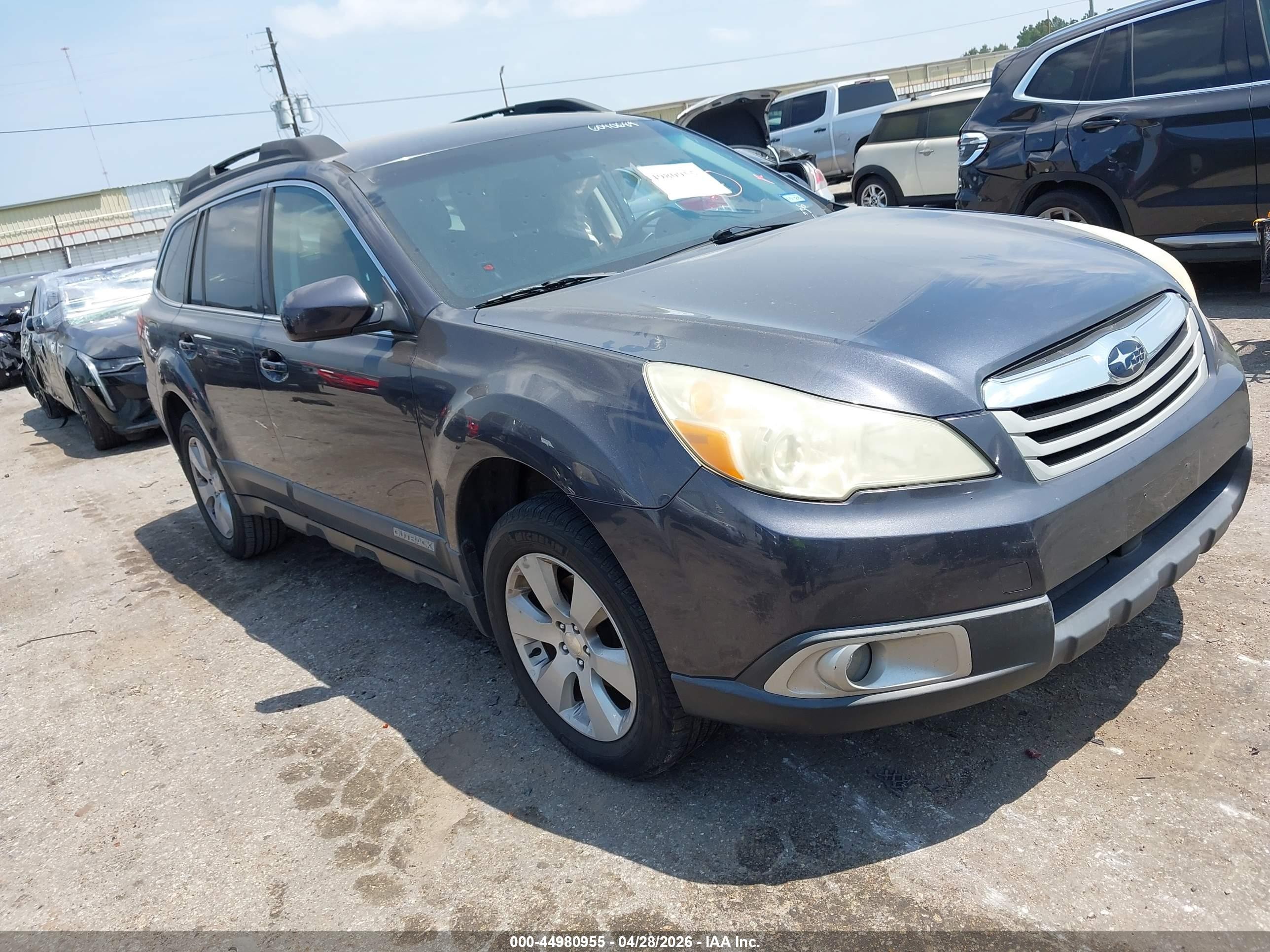 2011 Subaru Outback 2.5i Premium Gray vin: 4S4BRCCC0B3322236