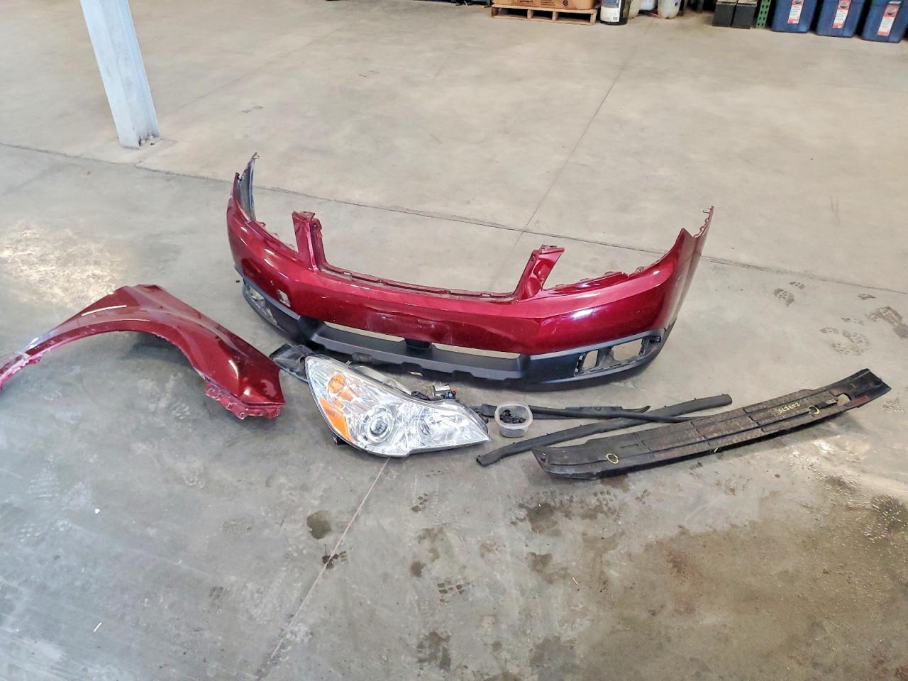 2011 Subaru Outback 2.5i Premium Red vin: 4S4BRCCC0B3369010