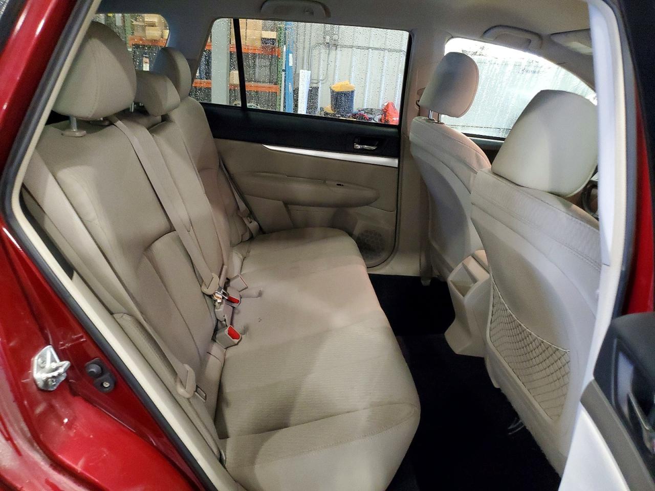2011 Subaru Outback 2.5i Premium Red vin: 4S4BRCCC0B3369010