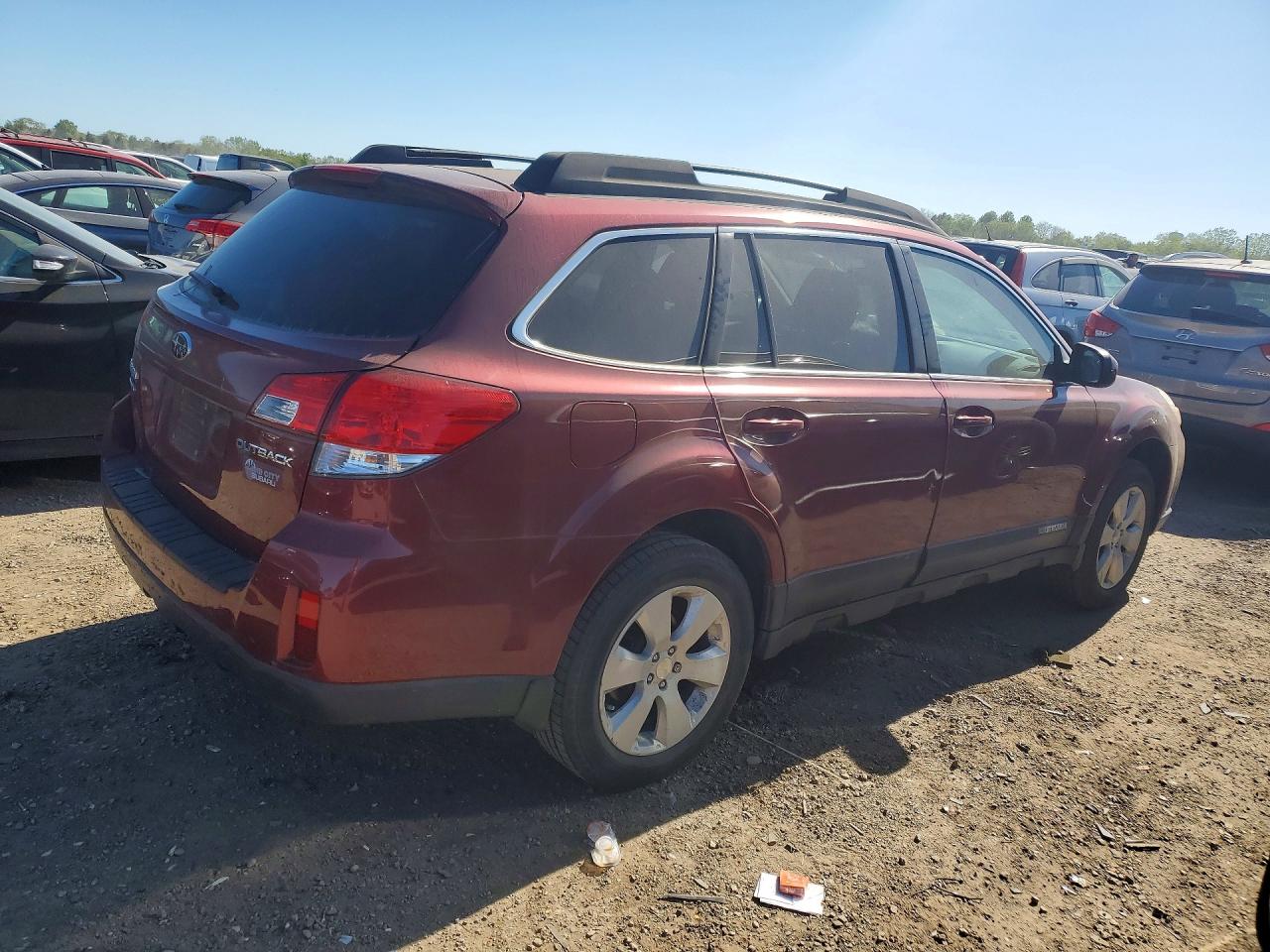 2012 Subaru Outback 2.5i Premium Maroon vin: 4S4BRCCC0C3283522