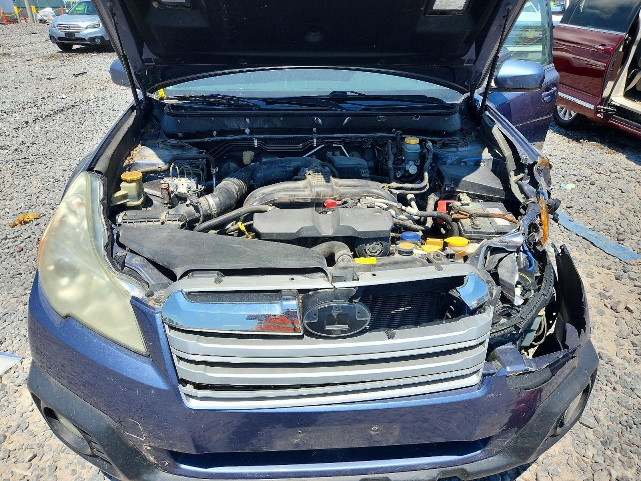 2013 Subaru Outback 2.5i Premium Blue vin: 4S4BRCCC0D3225279