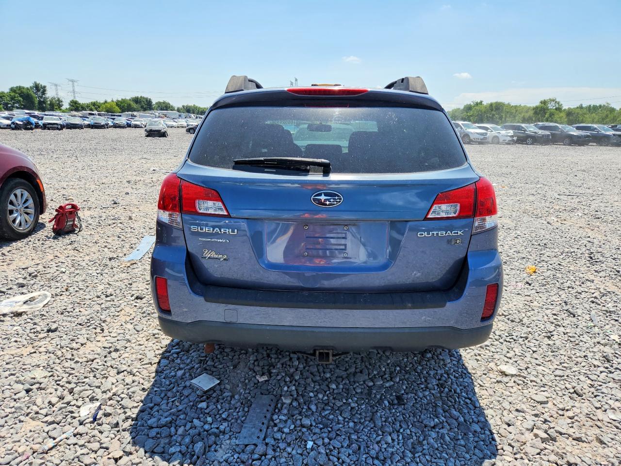 2013 Subaru Outback 2.5i Premium Blue vin: 4S4BRCCC0D3225279