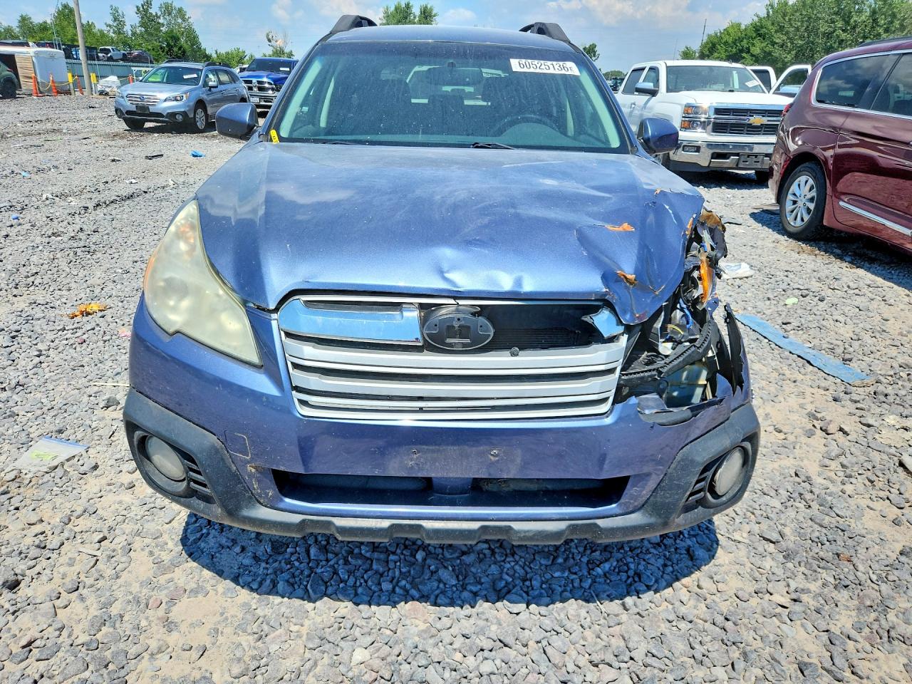 2013 Subaru Outback 2.5i Premium Blue vin: 4S4BRCCC0D3225279