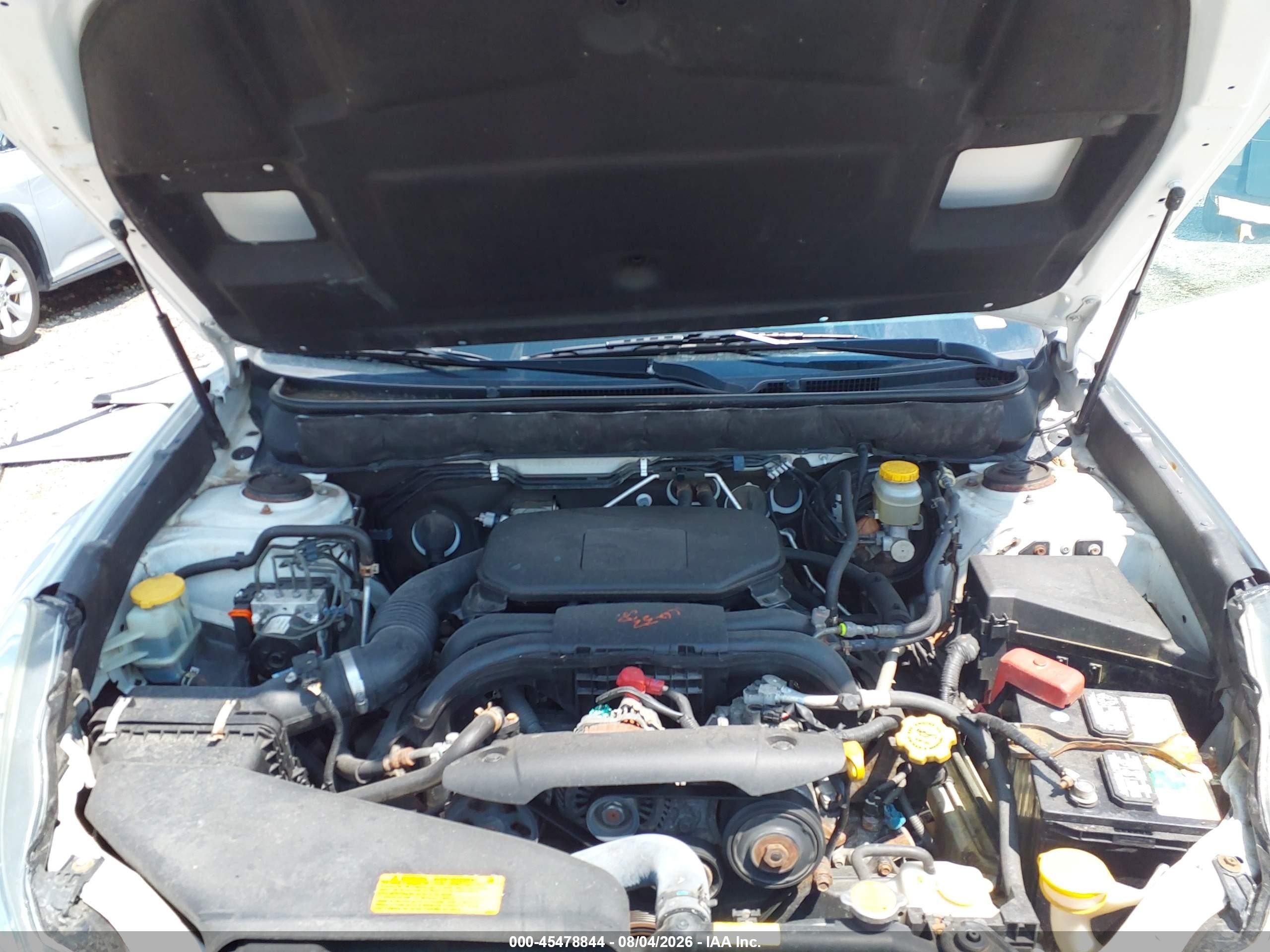 2011 Subaru Outback 2.5i Premium Белый vin: 4S4BRCCC1B3364124