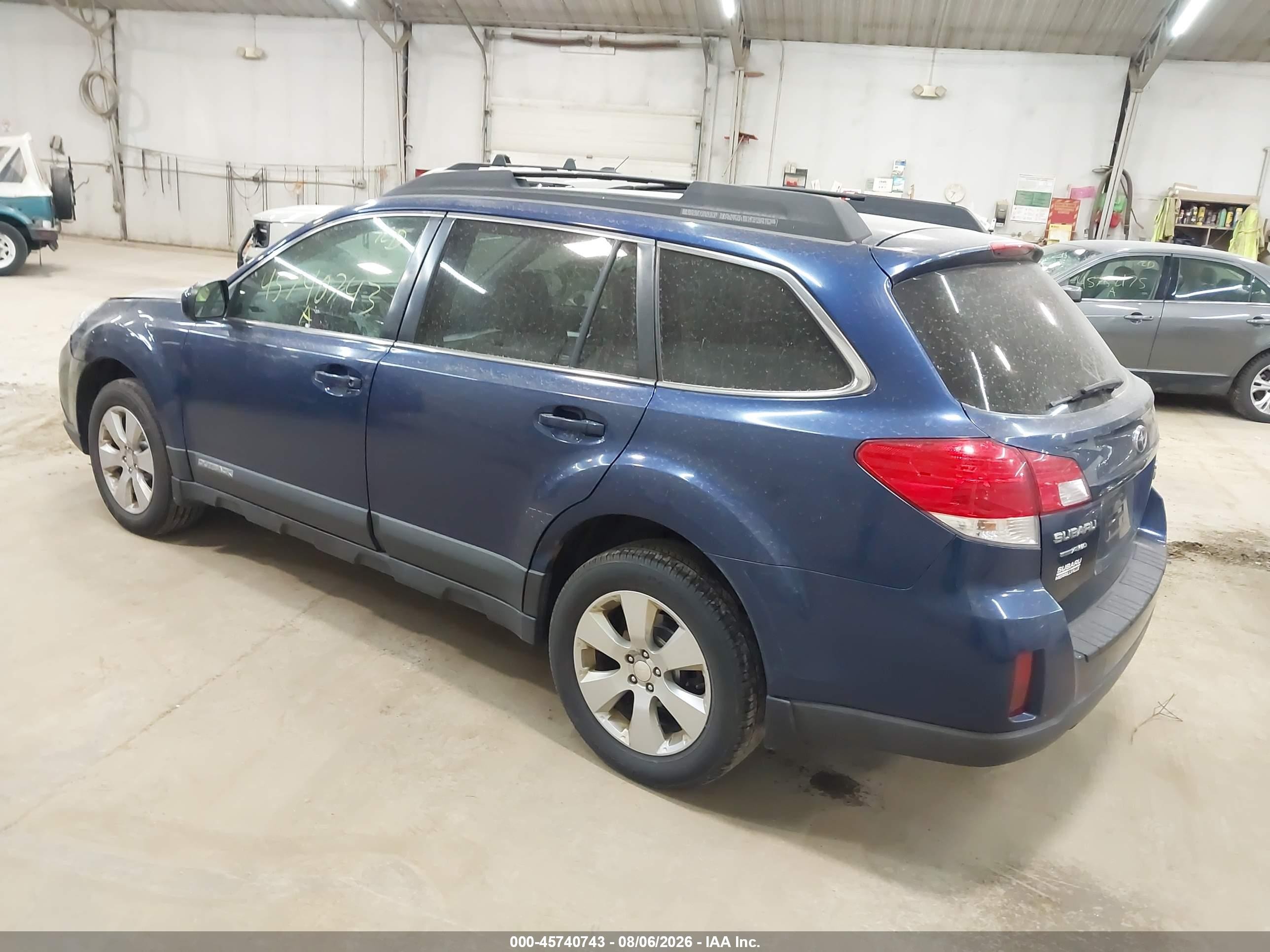 2011 Subaru Outback 2.5i Premium Blue vin: 4S4BRCCC1B3372210