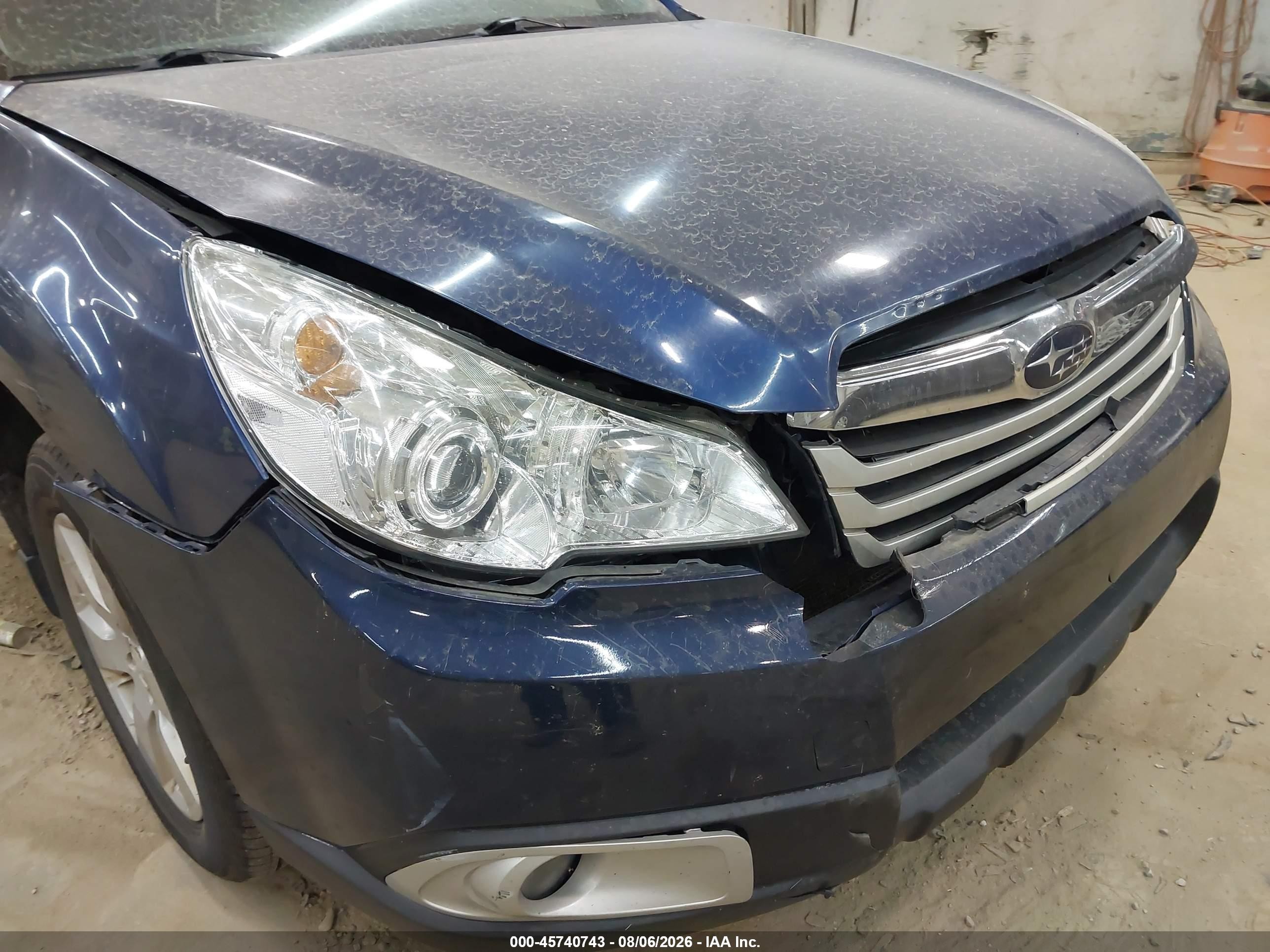 2011 Subaru Outback 2.5i Premium Blue vin: 4S4BRCCC1B3372210