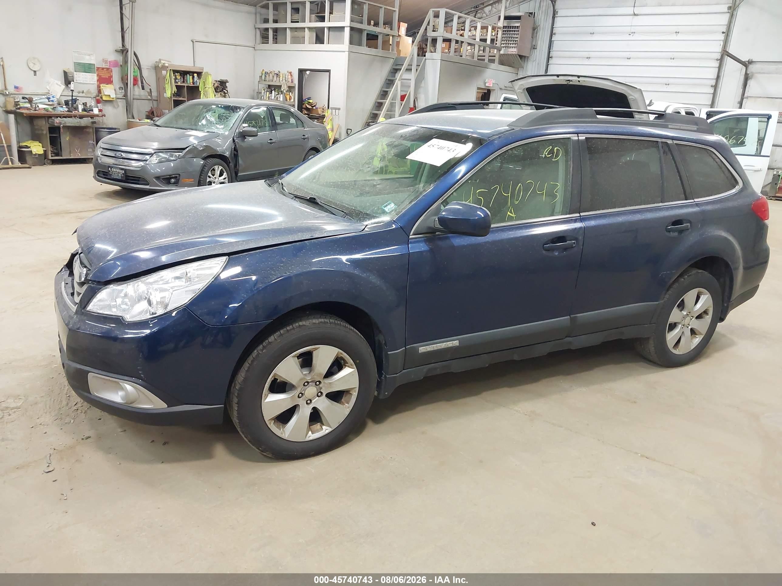 2011 Subaru Outback 2.5i Premium Blue vin: 4S4BRCCC1B3372210