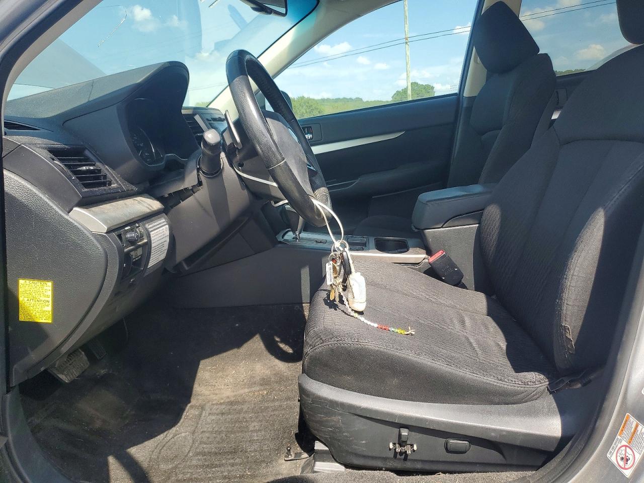 2012 Subaru Outback 2.5i Premium Silver vin: 4S4BRCCC1C3210451