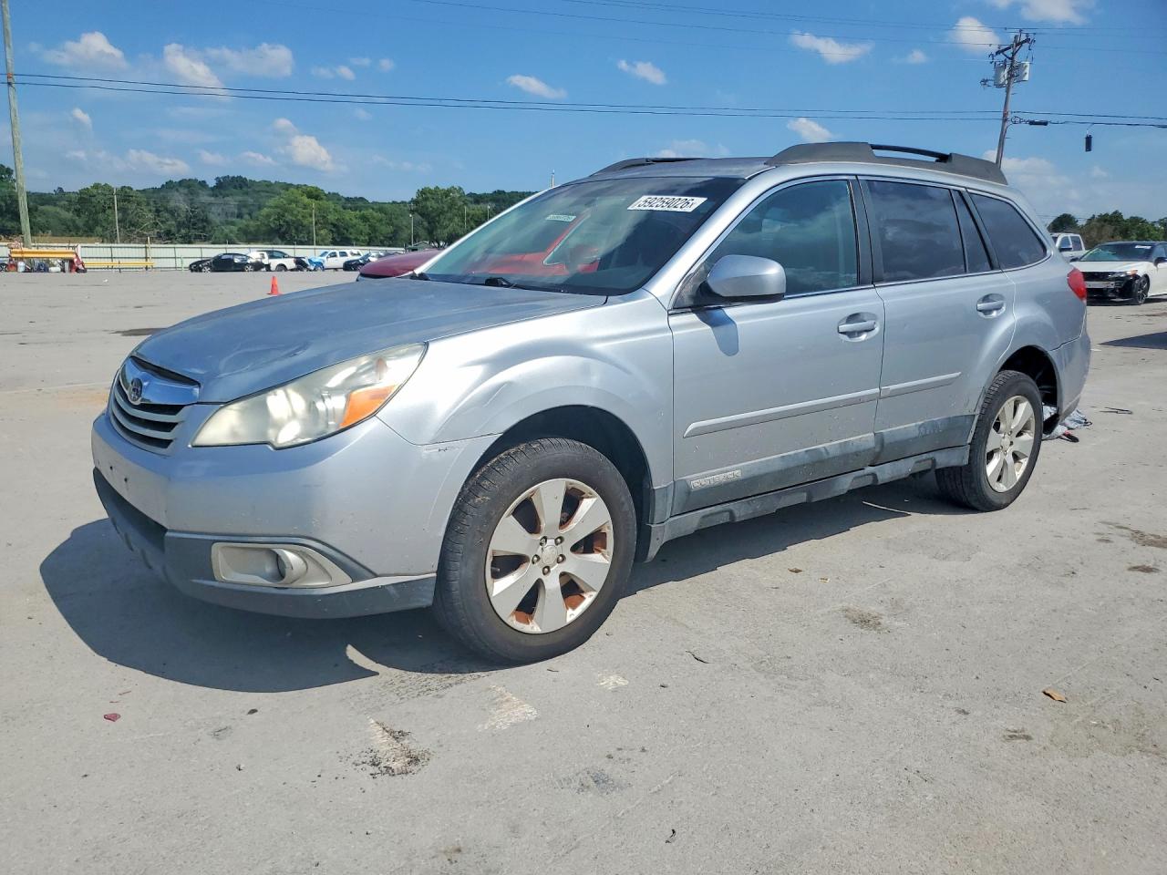 2012 Subaru Outback 2.5i Premium Silver vin: 4S4BRCCC1C3210451