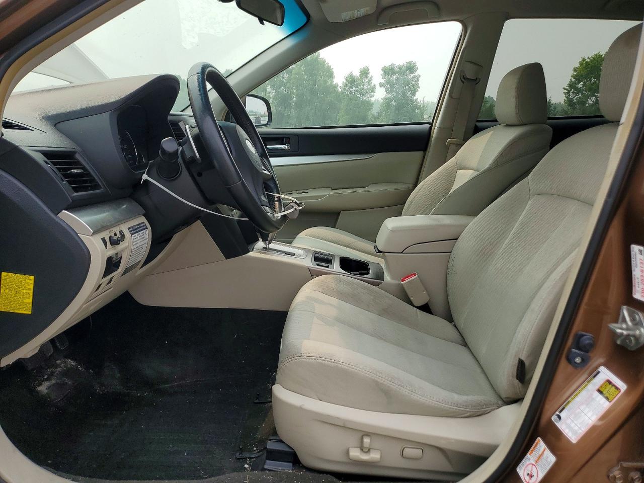 2012 Subaru Outback 2.5i Premium Желто-коричневый vin: 4S4BRCCC1C3221417