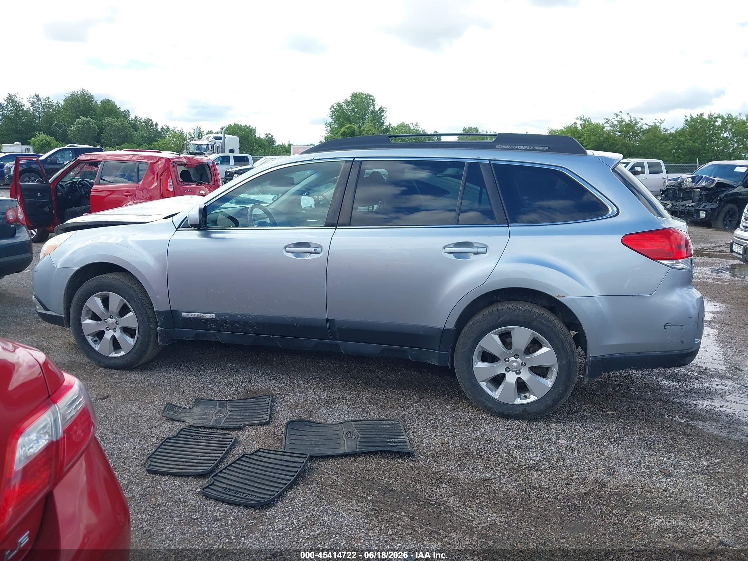 2012 Subaru Outback 2.5i Premium Синий vin: 4S4BRCCC1C3240405