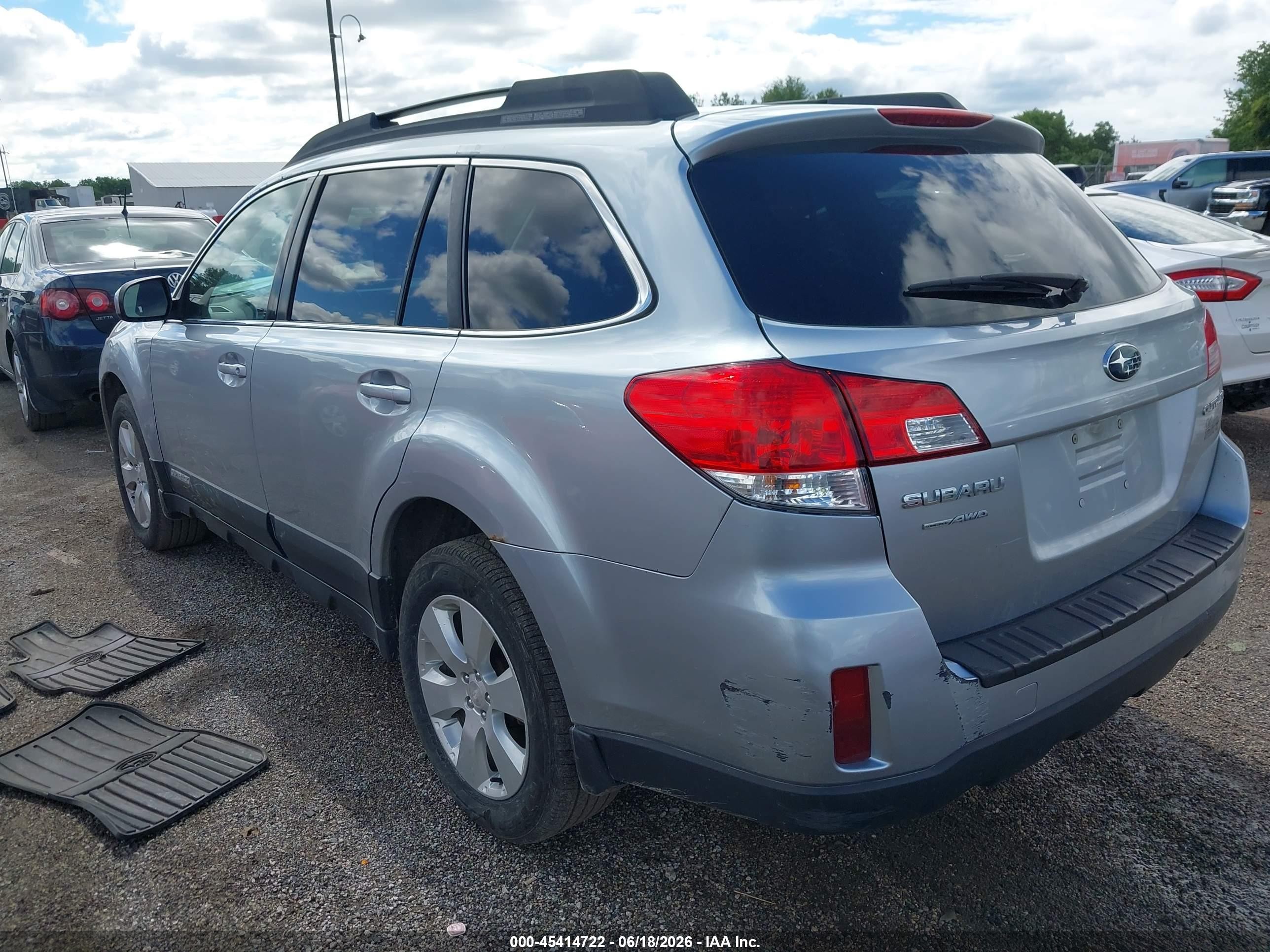 2012 Subaru Outback 2.5i Premium Синий vin: 4S4BRCCC1C3240405