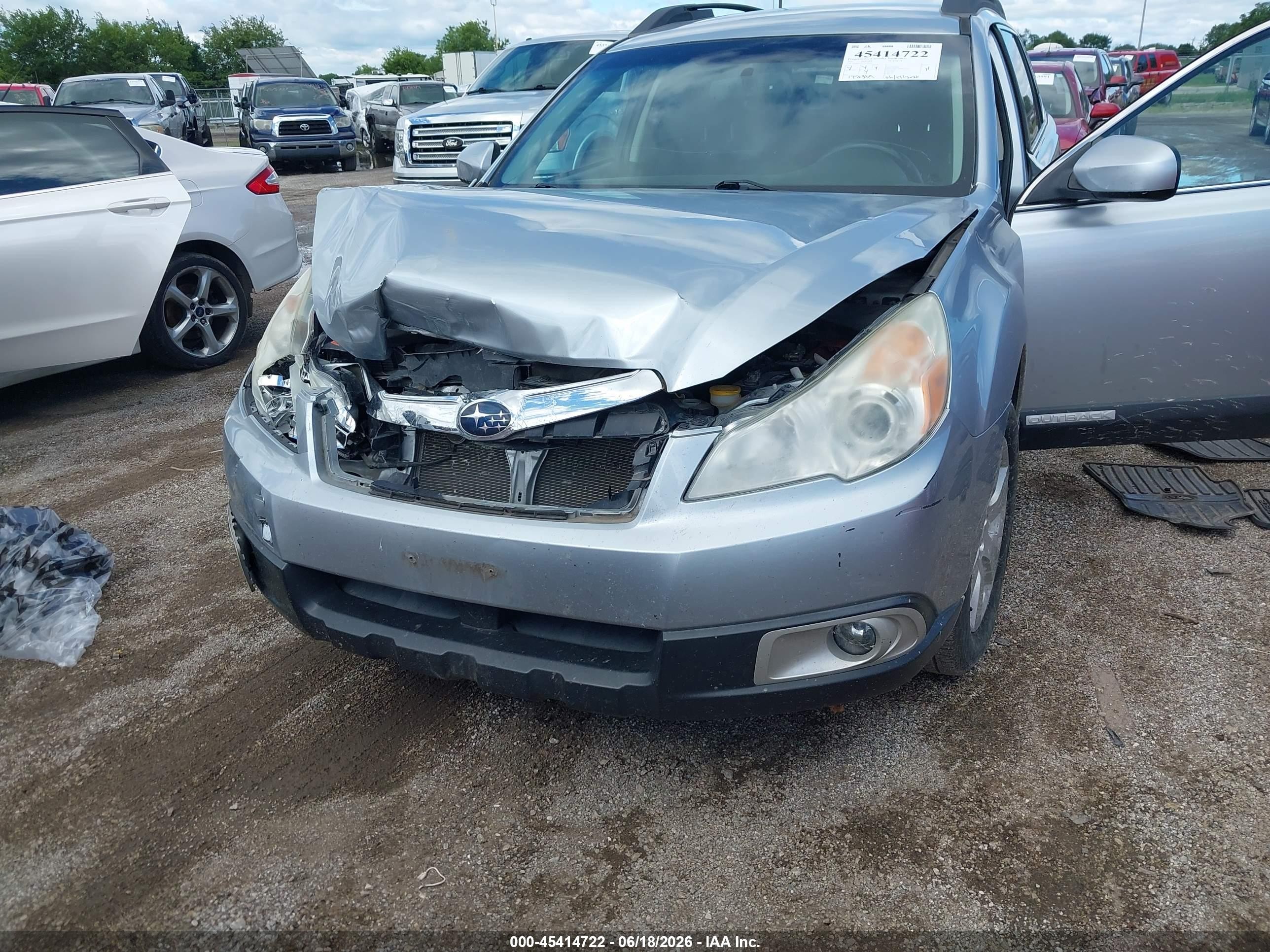 2012 Subaru Outback 2.5i Premium Синий vin: 4S4BRCCC1C3240405