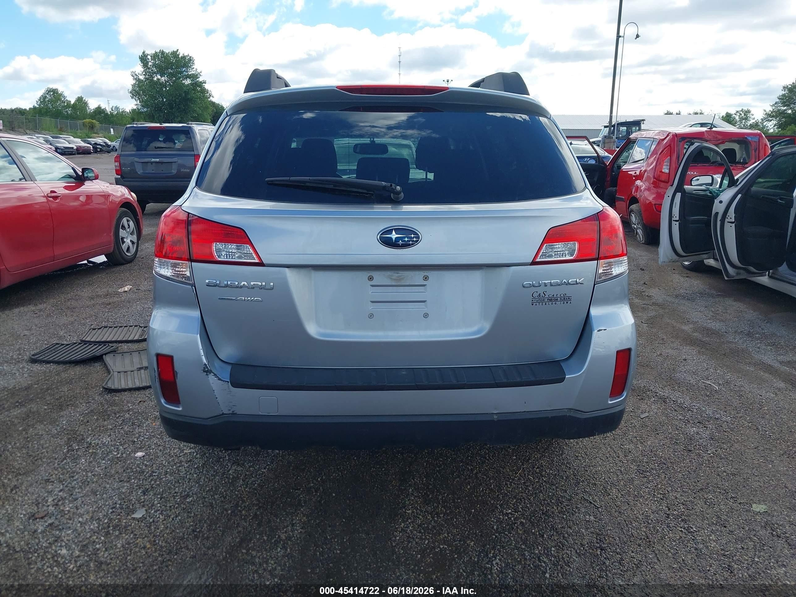 2012 Subaru Outback 2.5i Premium Синий vin: 4S4BRCCC1C3240405