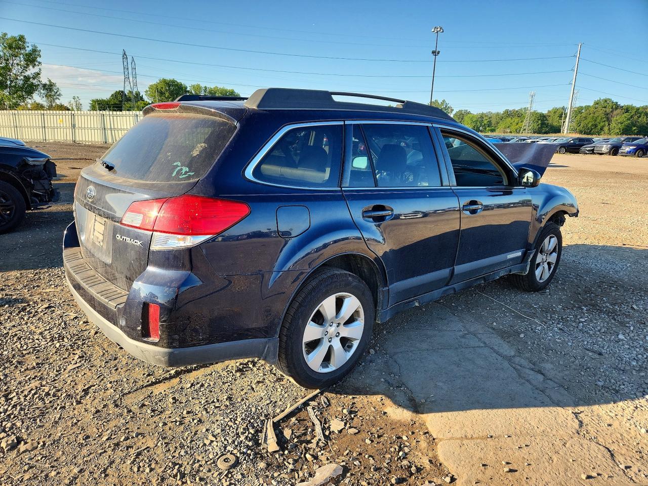 2012 Subaru Outback 2.5i Premium Blue vin: 4S4BRCCC1C3297462