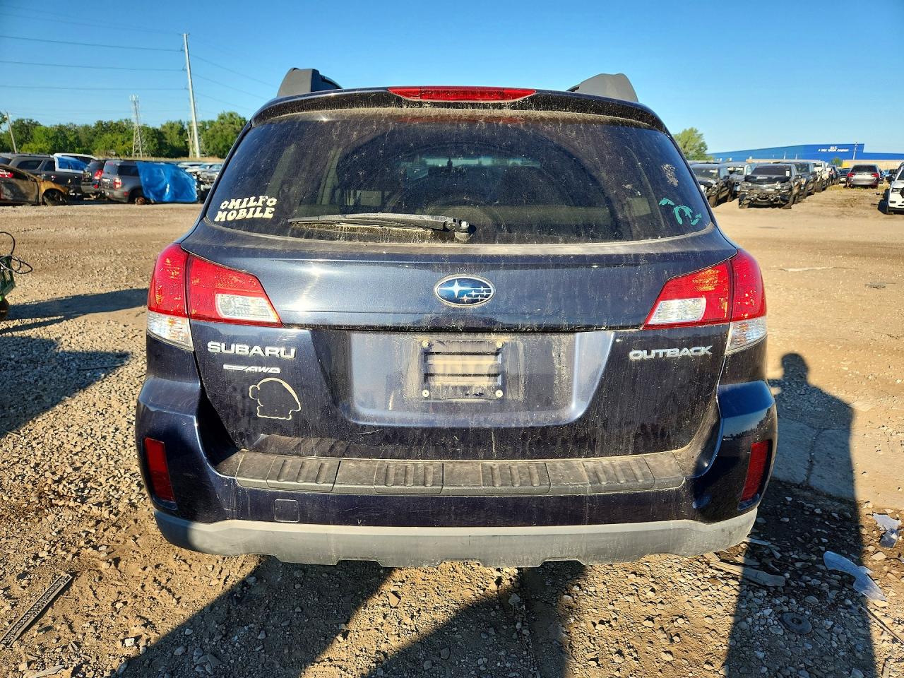 2012 Subaru Outback 2.5i Premium Blue vin: 4S4BRCCC1C3297462