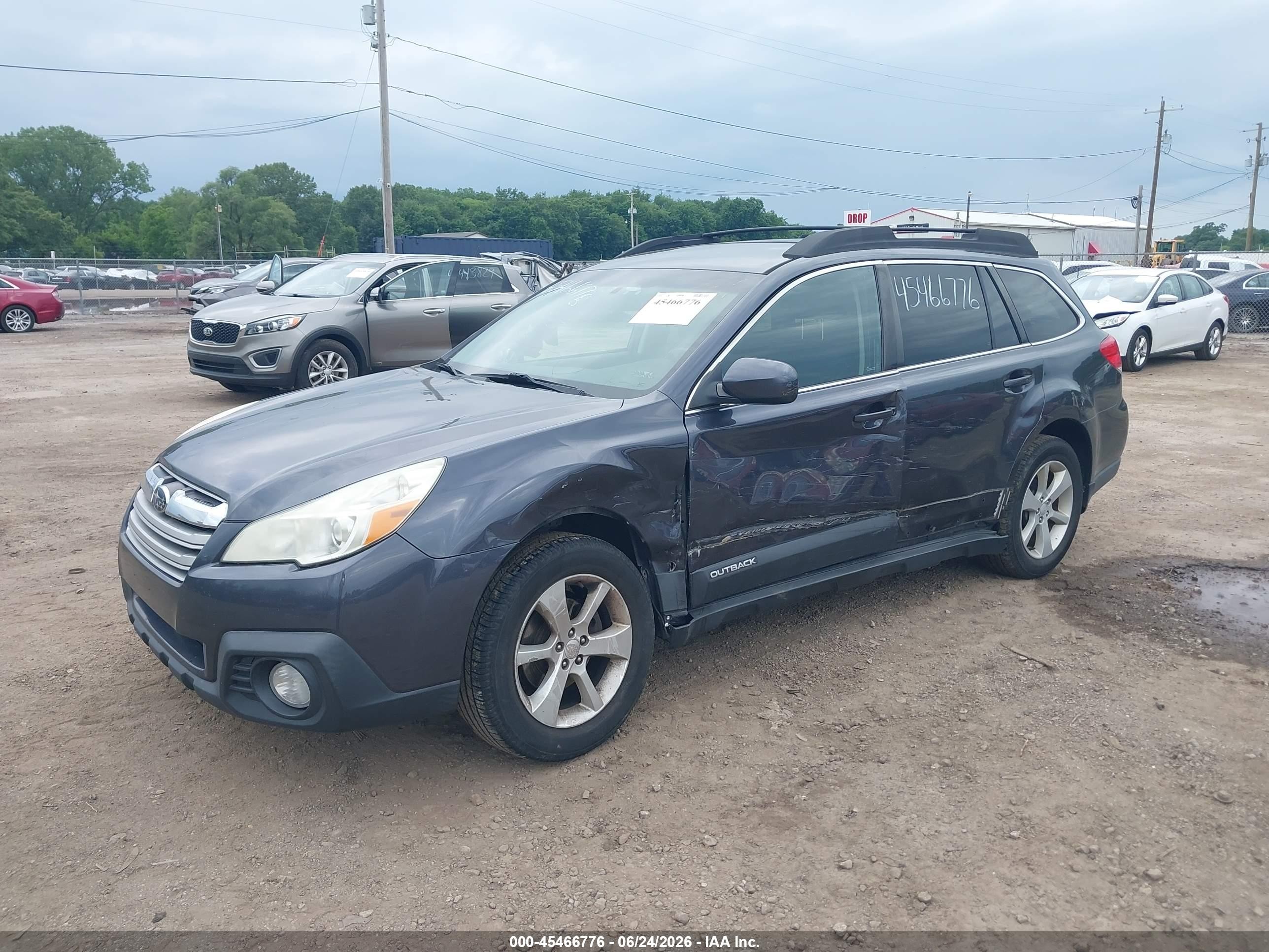 2013 Subaru Outback 2.5i Premium Gray vin: 4S4BRCCC1D3229342