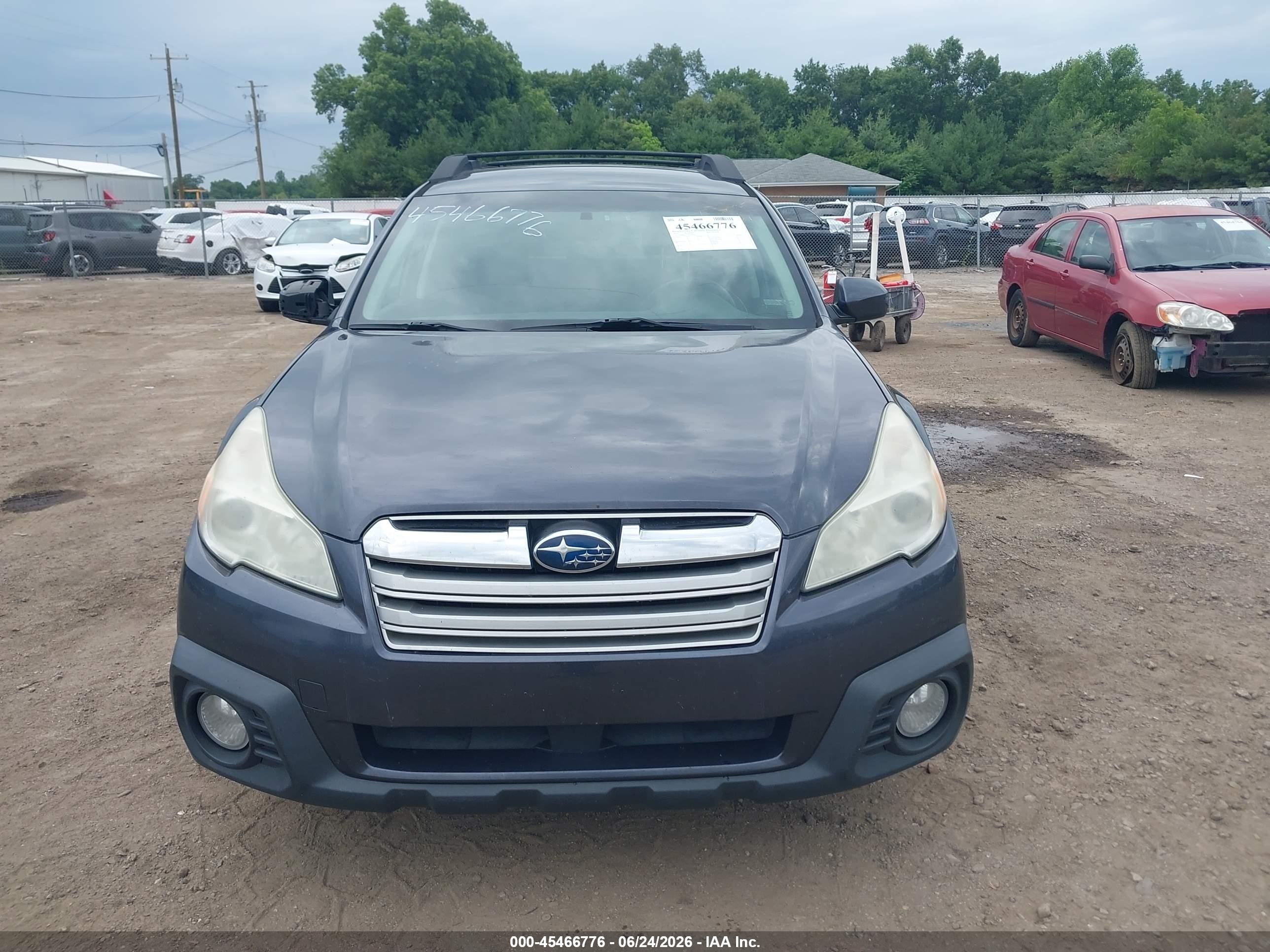 2013 Subaru Outback 2.5i Premium Gray vin: 4S4BRCCC1D3229342