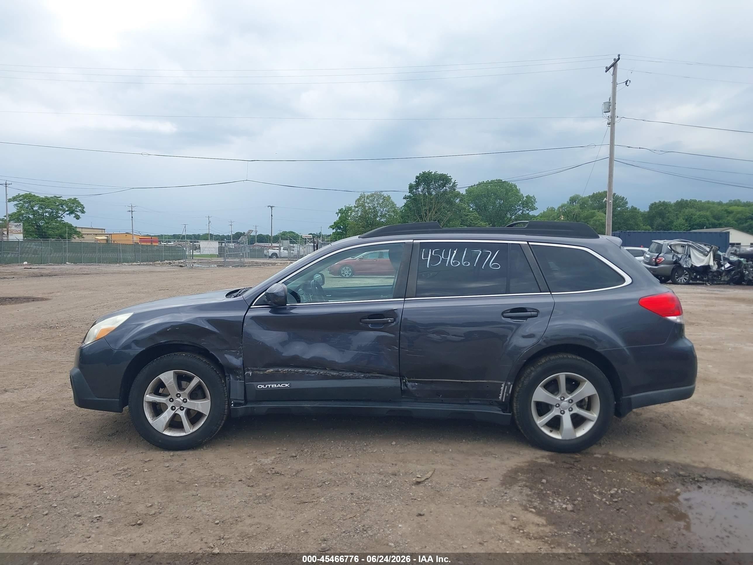 2013 Subaru Outback 2.5i Premium Gray vin: 4S4BRCCC1D3229342