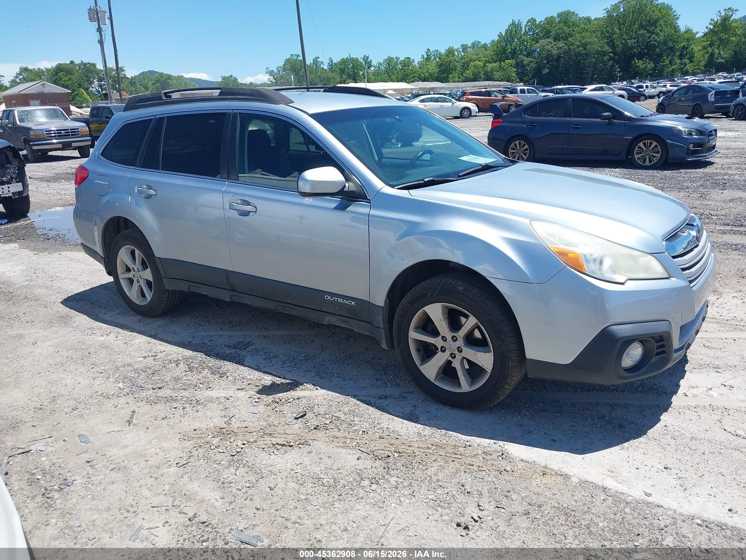 2013 Subaru Outback 2.5i Premium Blue vin: 4S4BRCCC1D3233990
