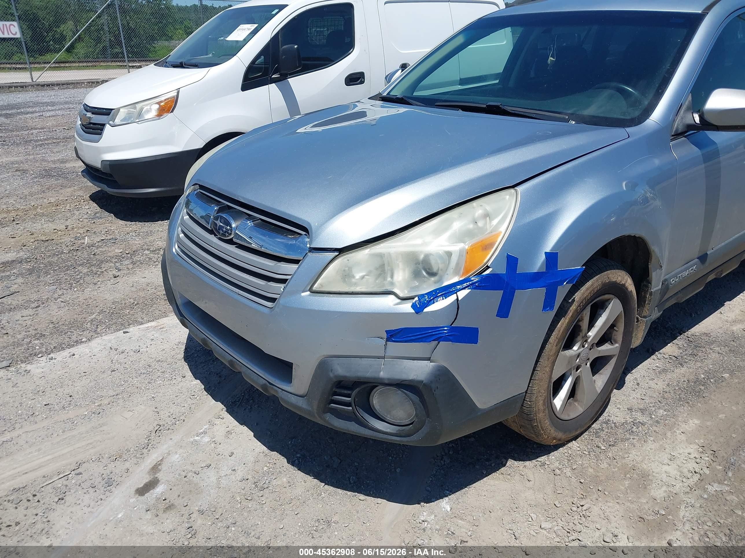 2013 Subaru Outback 2.5i Premium Blue vin: 4S4BRCCC1D3233990